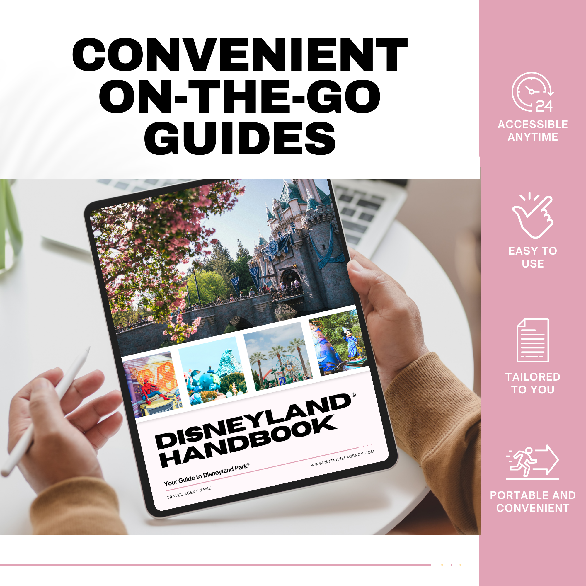 Disneyland Guide Template for Travel Agents | 41 Pages Canva