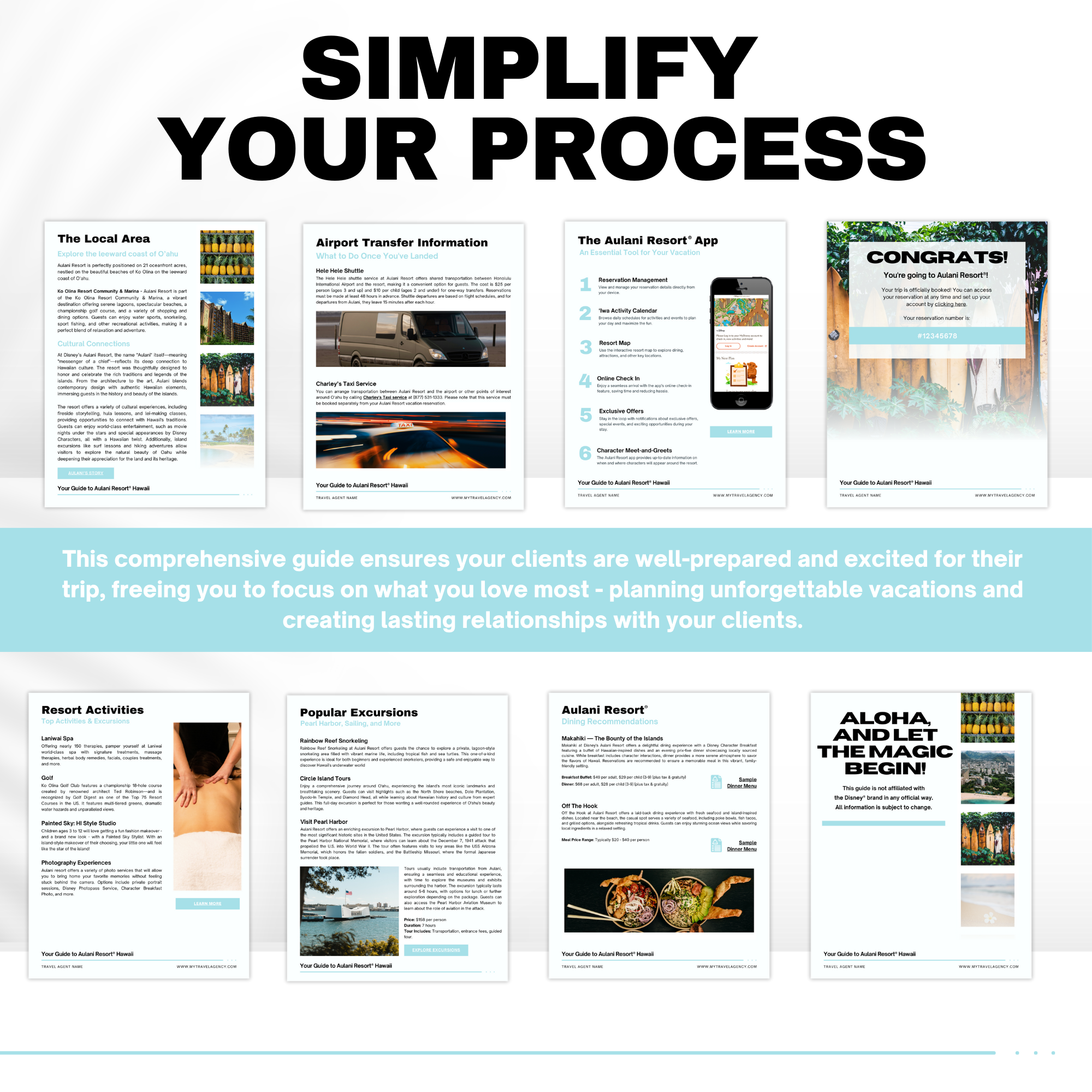 Aulani Resort Guide: Travel Agent's Essential Templates