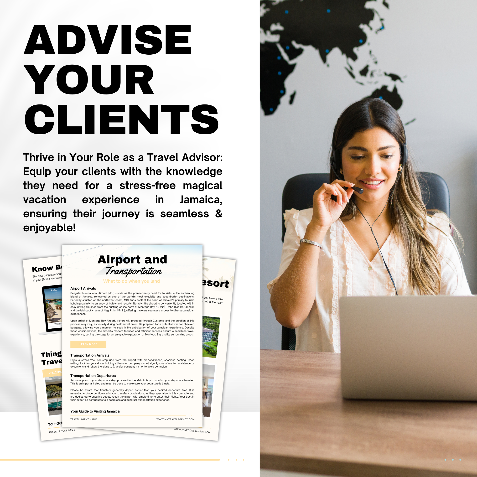 Jamaica Resort Guide Template for Travel Agents | Canva