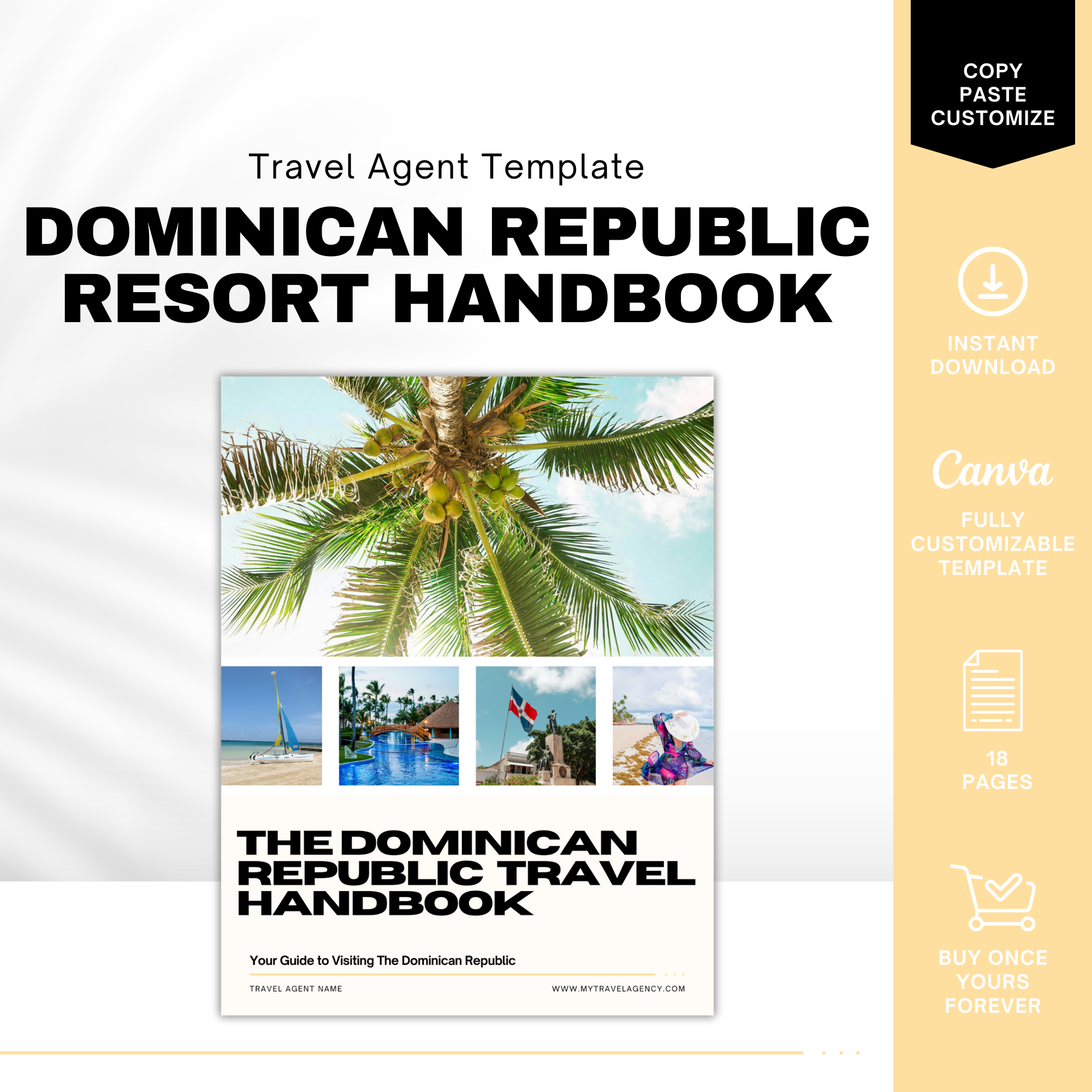 Dominican Republic Resort Guide Template | Travel Agent Tool