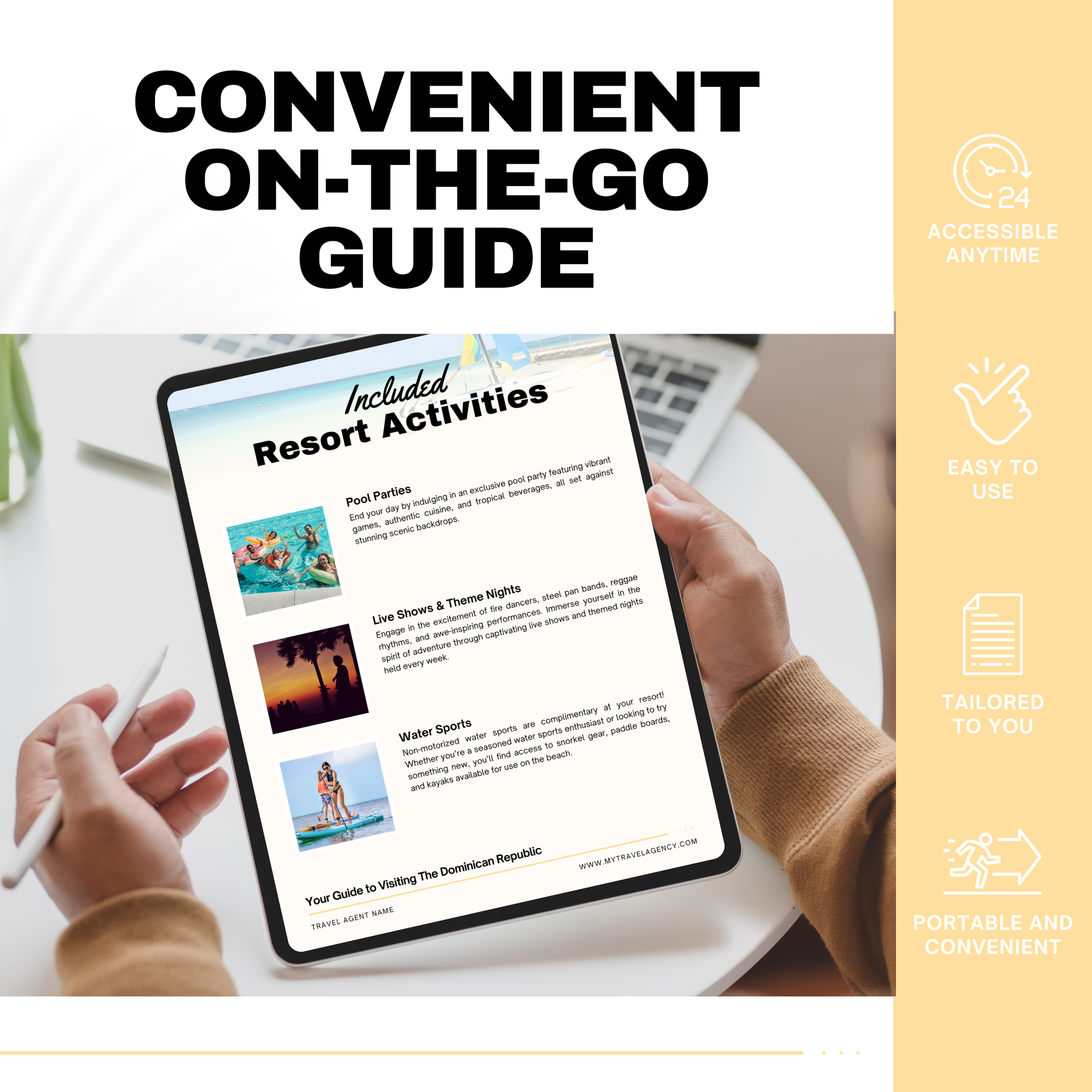 Dominican Republic Resort Guide Template | Travel Agent Tool