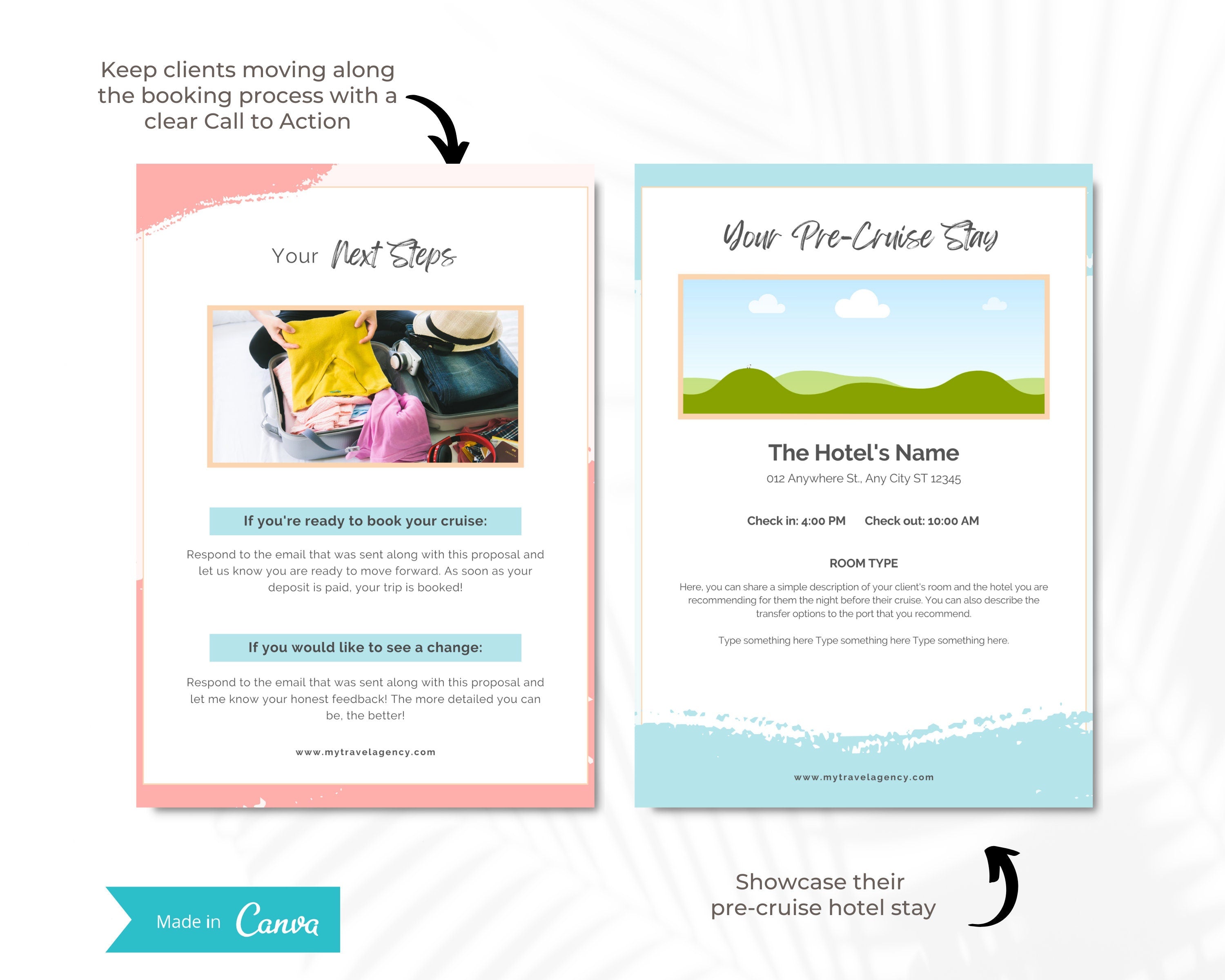 DCL Proposal Template, Travel Agent Template, Cruise Proposal Template