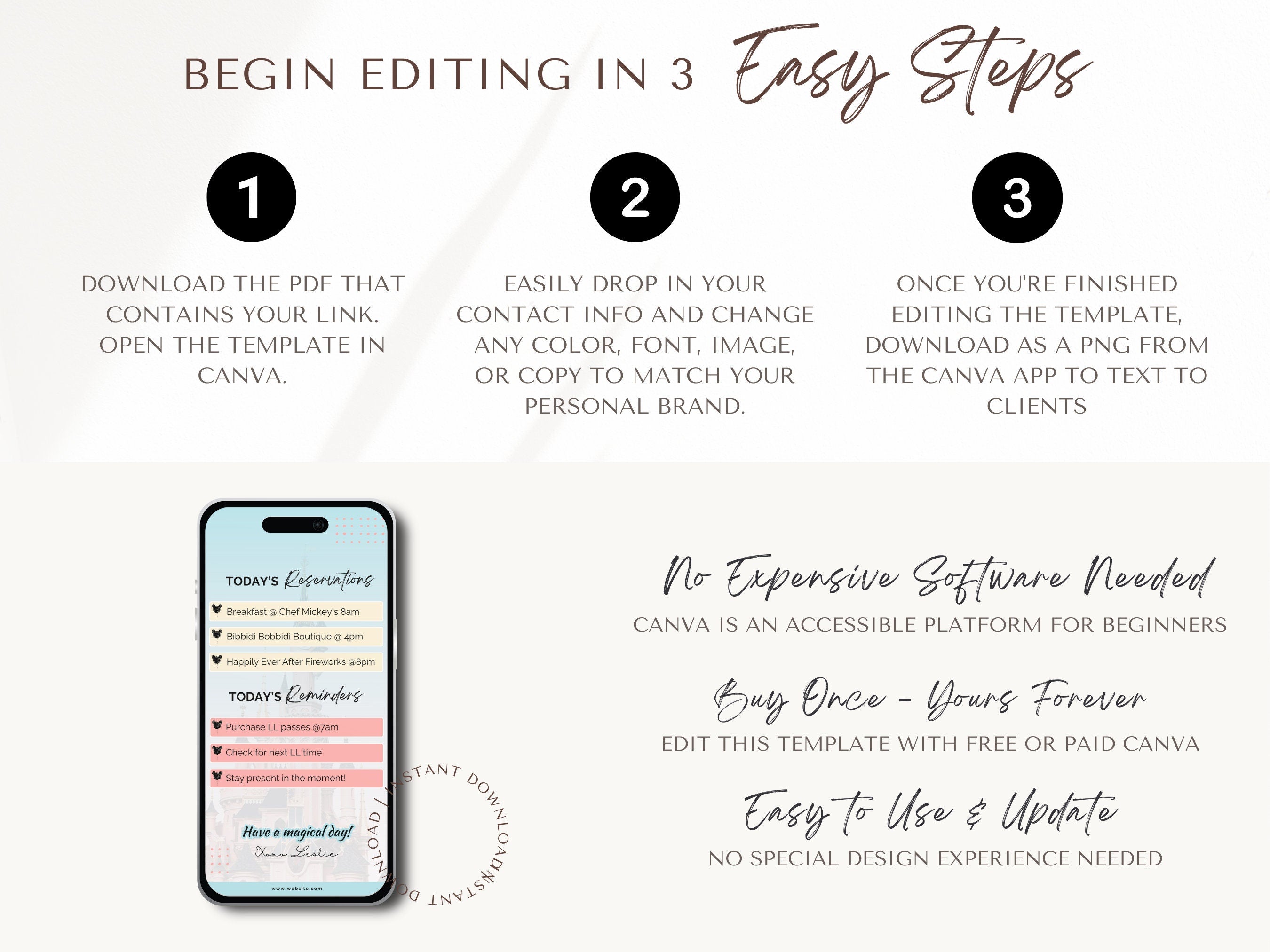 Today's Reminders Template, Travel Agent Template, Travel To-Do List