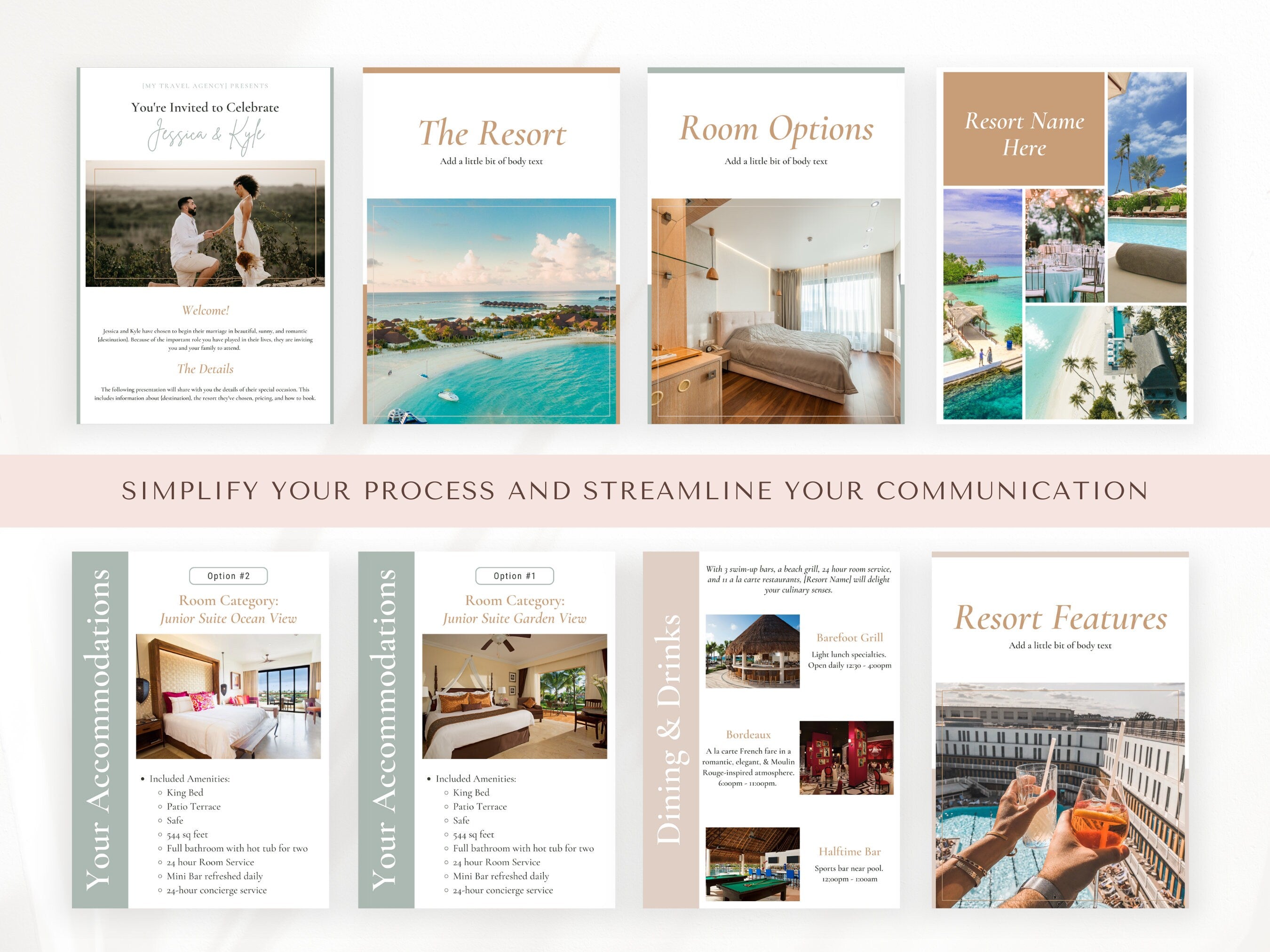 Destination Wedding Proposal Template, Destination Wedding Template