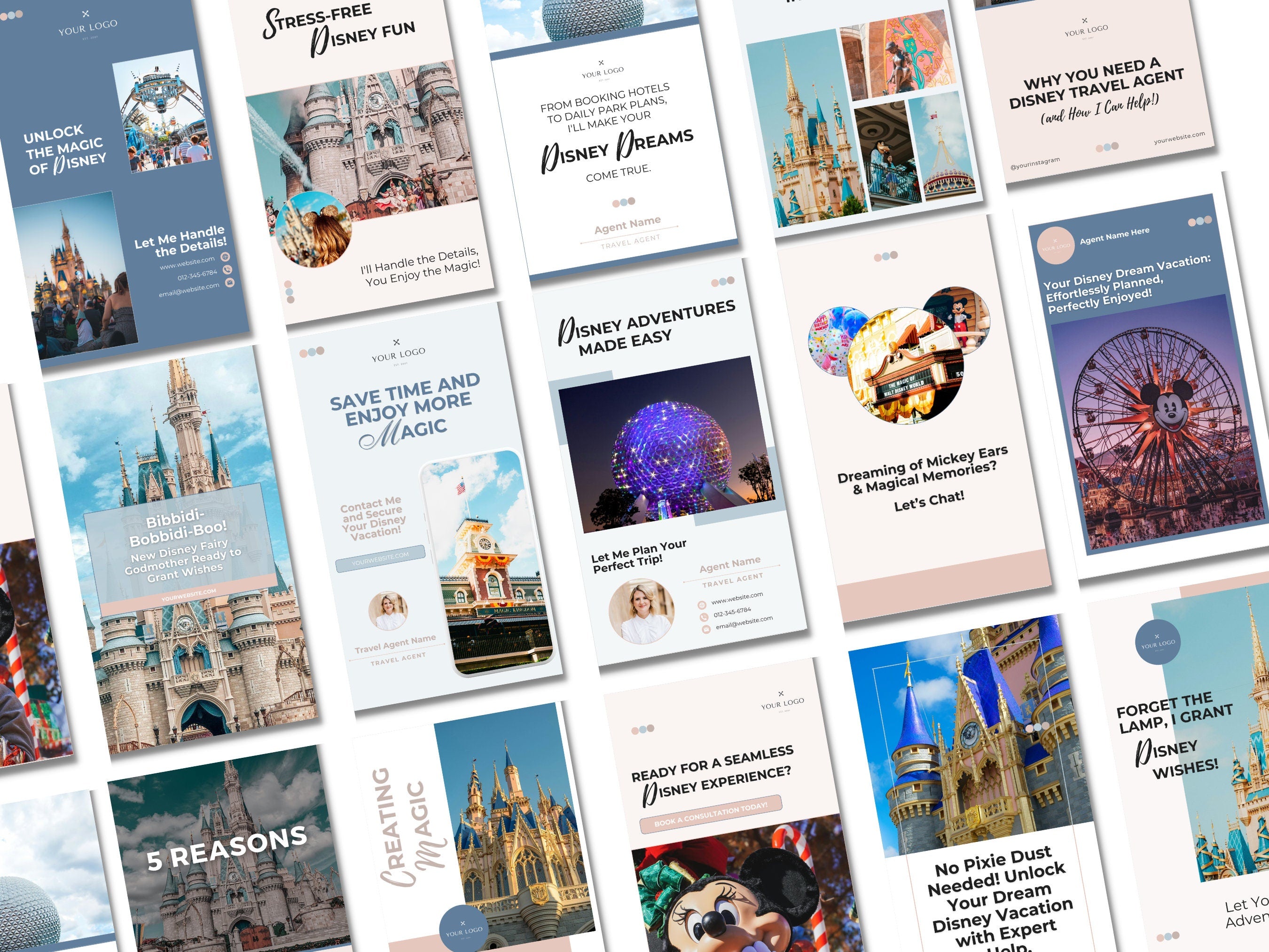 New WDW Travel Agent Flyer and Social Media Posts