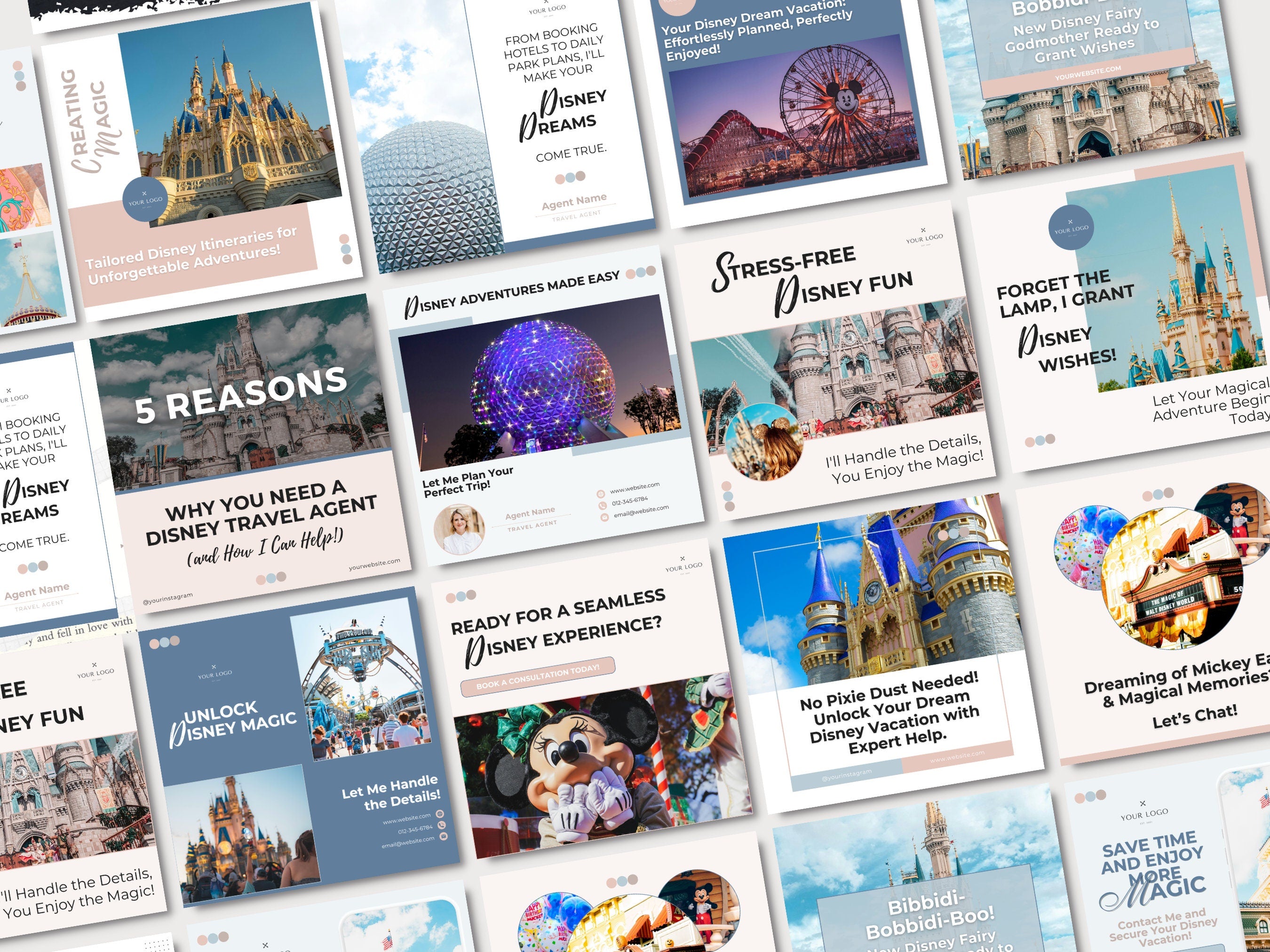 New WDW Travel Agent Flyer and Social Media Posts