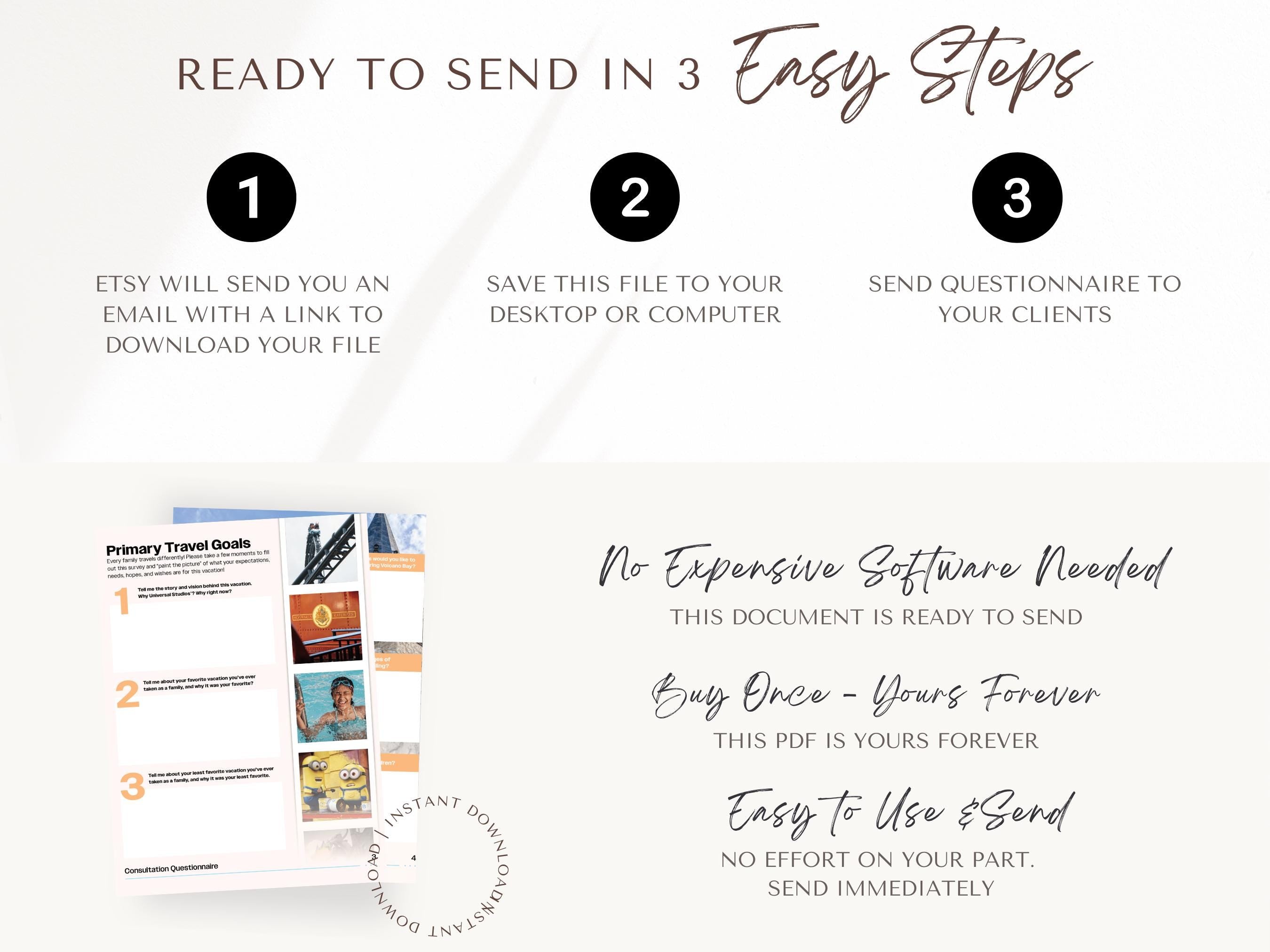 Universal Consultation Form, Travel Agent Forms