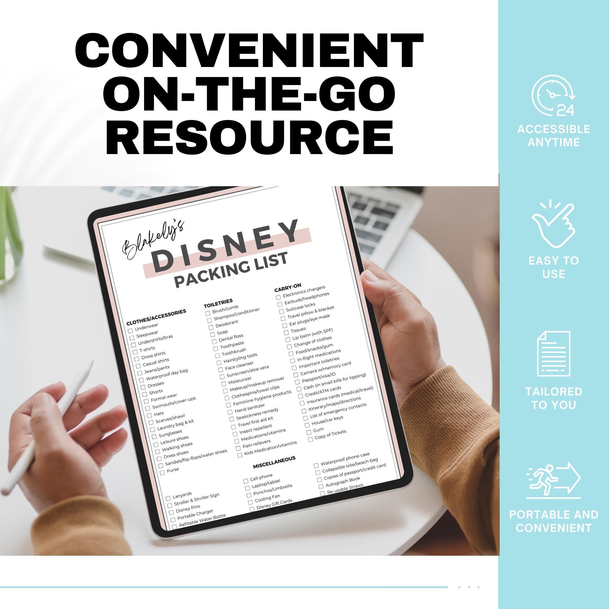 Travel Agent's Complete Packing Lists - 4 Templates in Canva