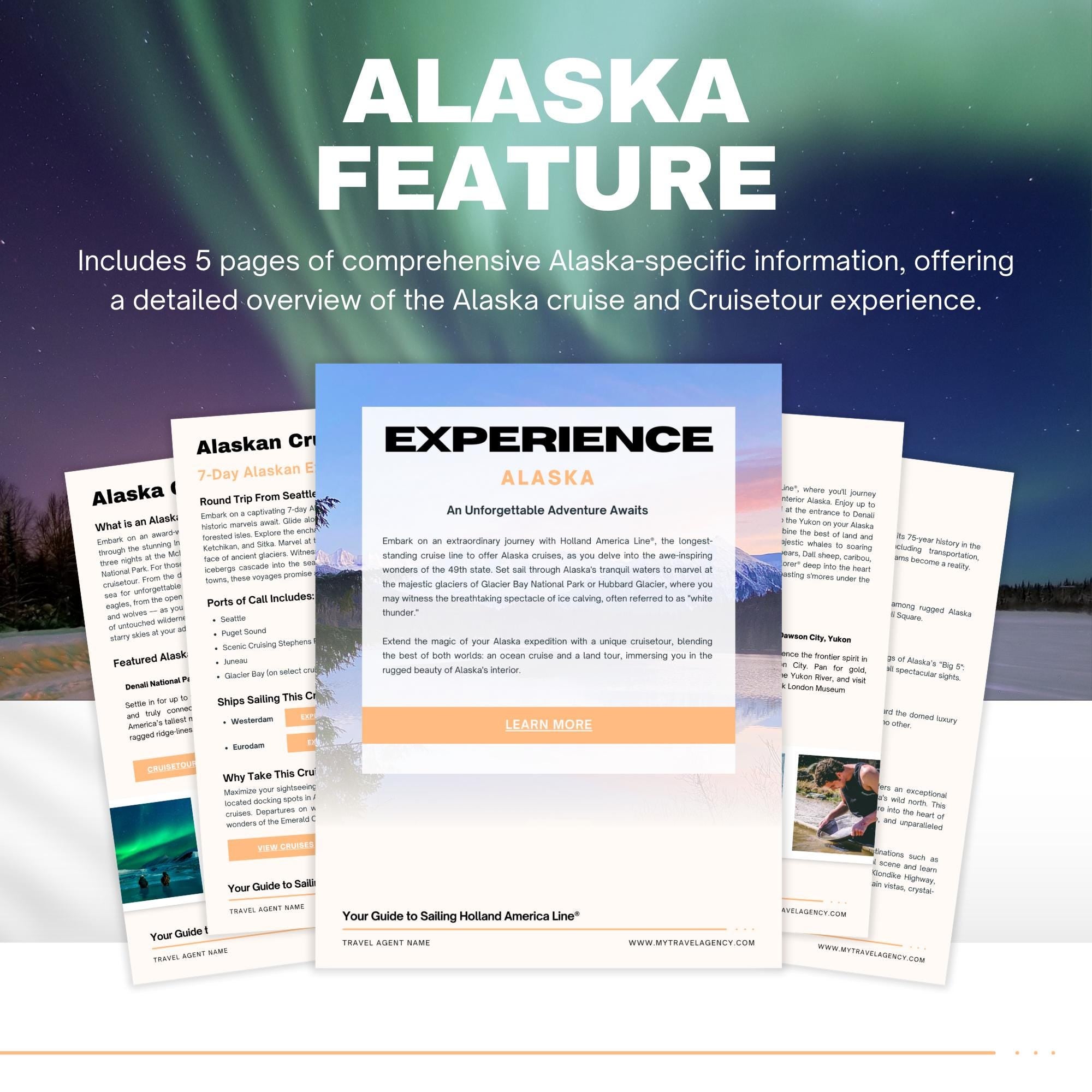Holland America Alaska Cruise Planner & Guide for Agents