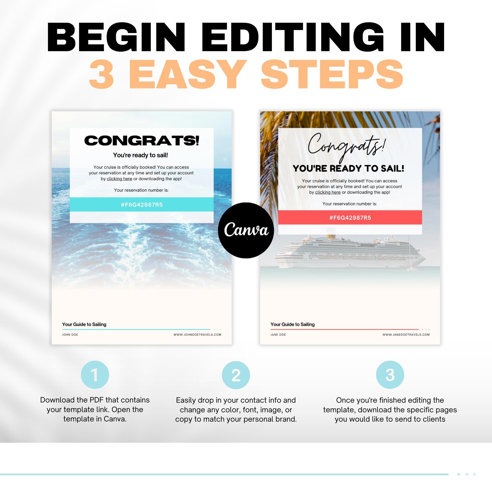 DCL Cruise Line Client Handbook - 74pg Travel Agent Template