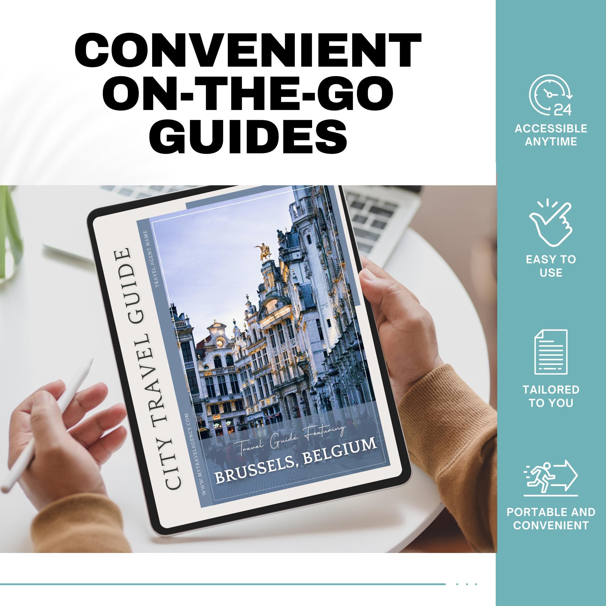 Brussels City Guide, Travel Agent Template, Brussels Travel Guide