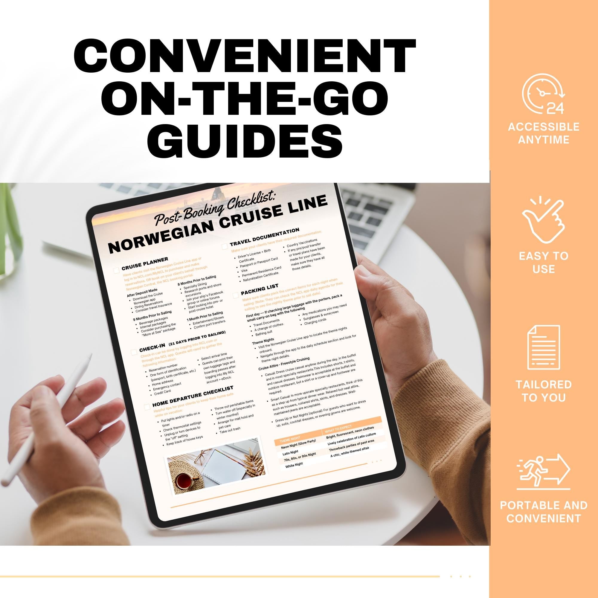 Cruise Booking Checklist, Cruise Travel Agent