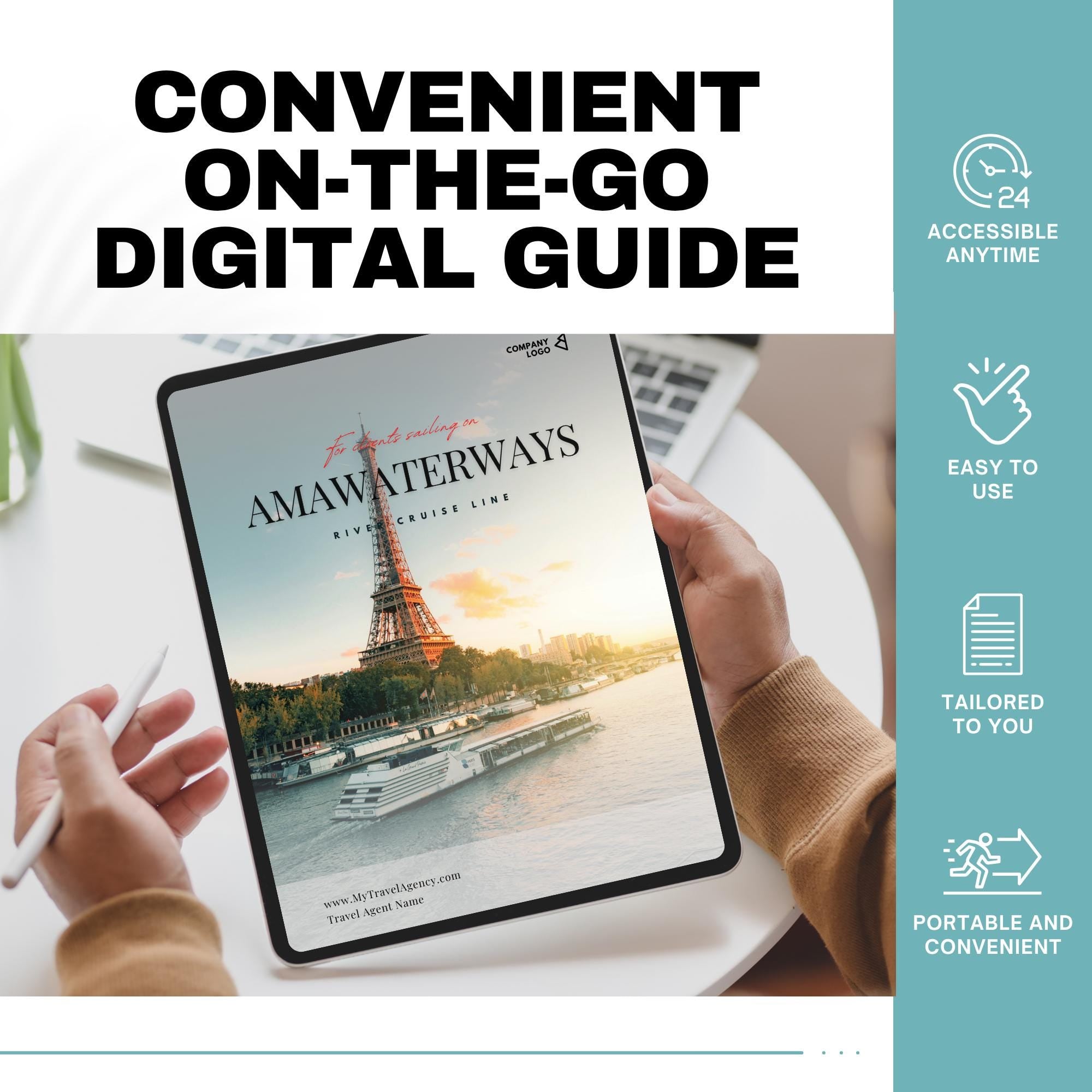 AmaWaterways River Cruise Client Guide Template | Digital