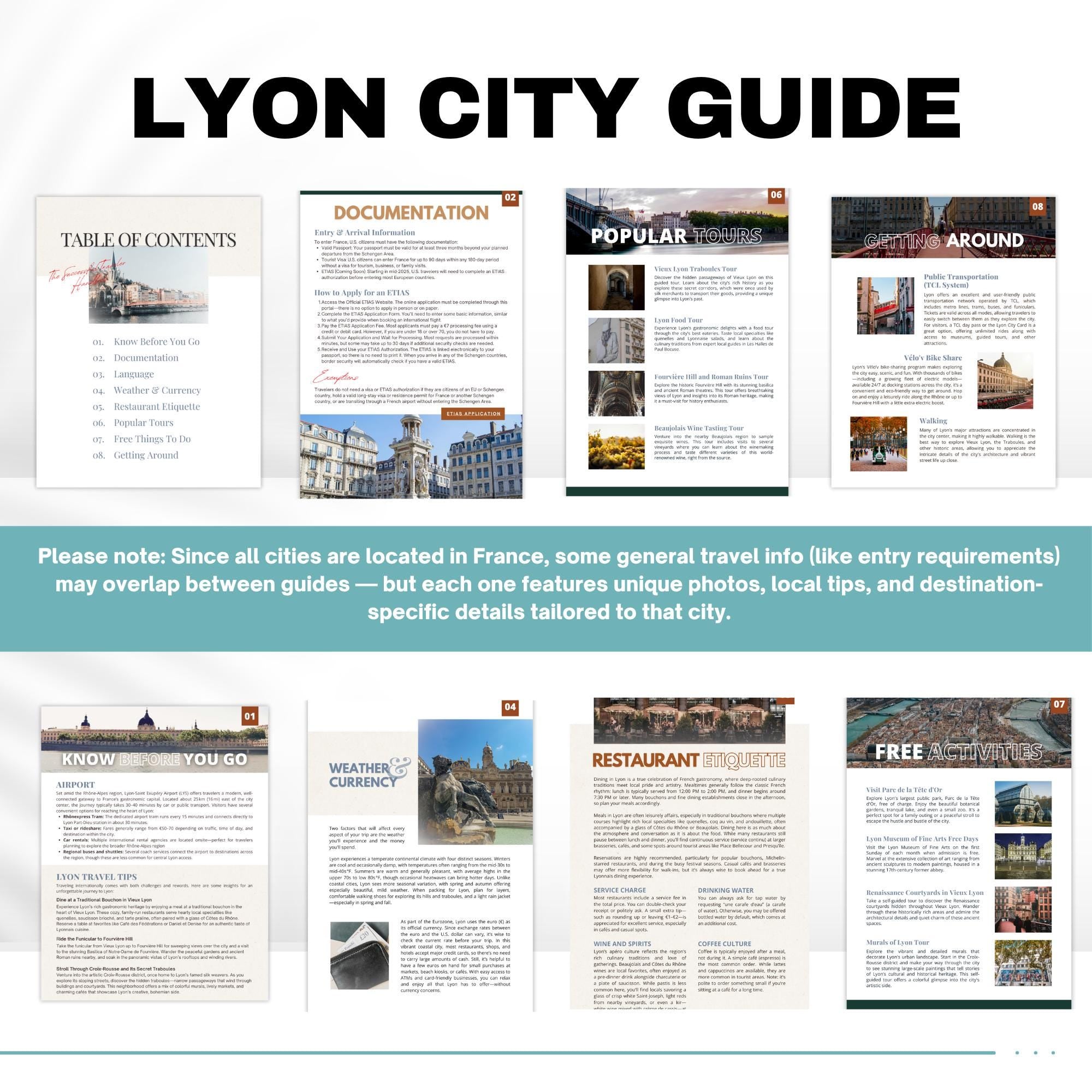 France 4-City Travel Guide Bundle for Travel Agents