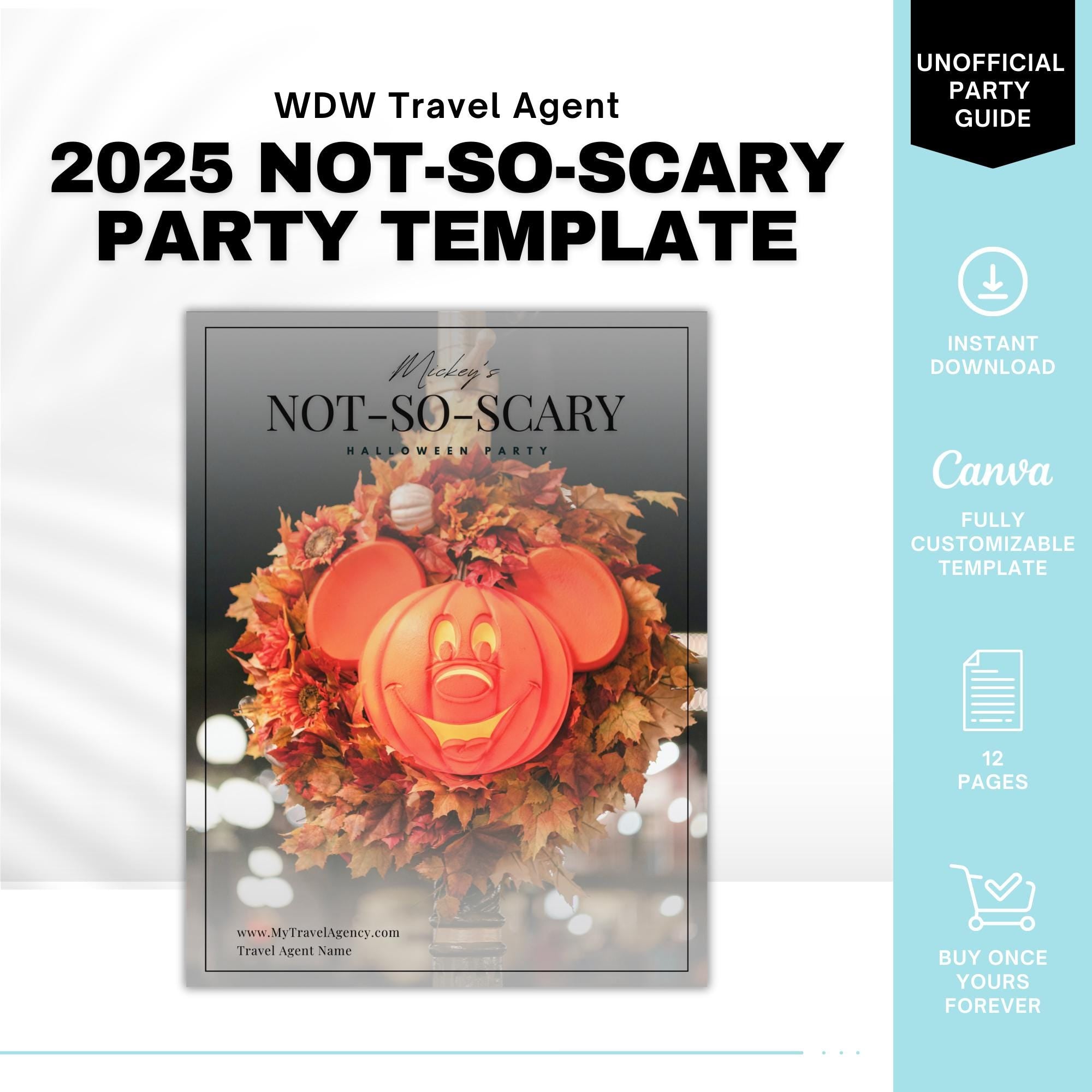 Mickey's Not-So-Scary Halloween Guide 2024 | Travel Template