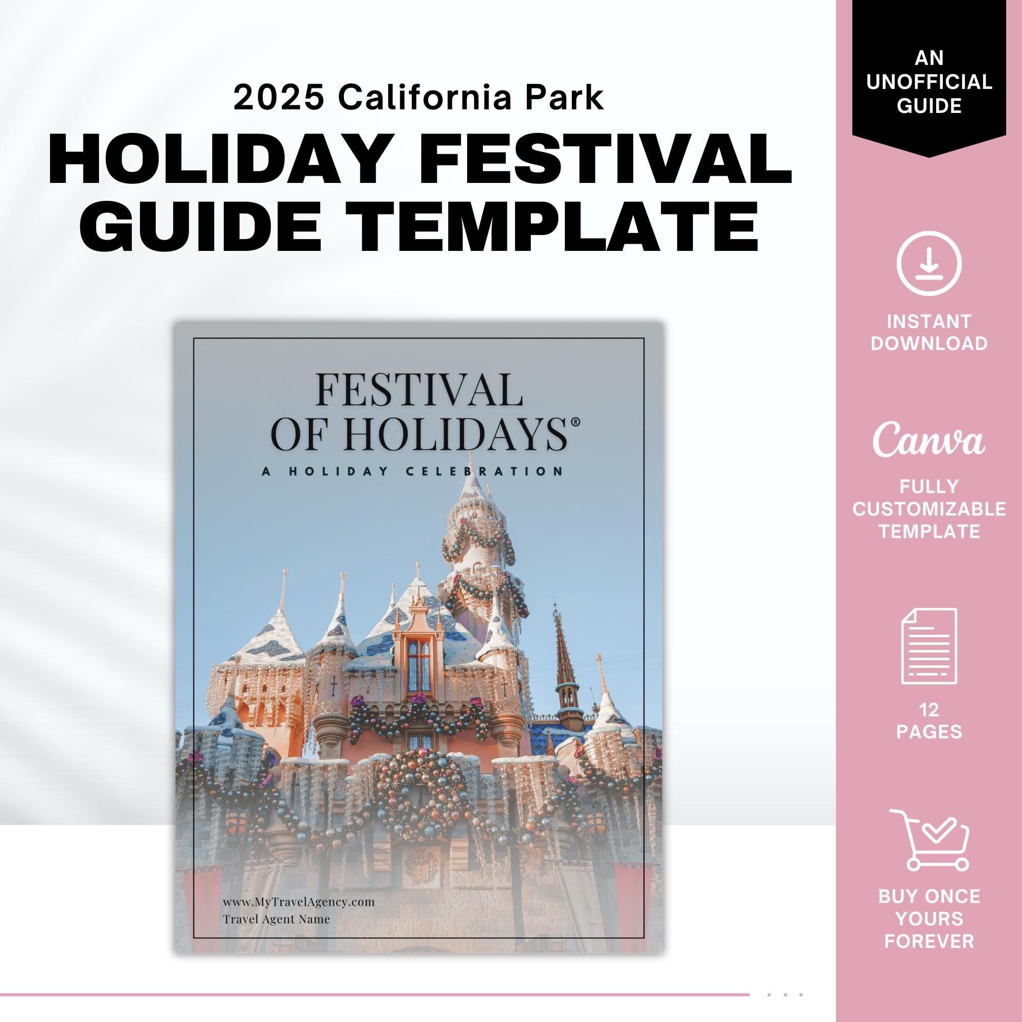 Disneyland Holiday Guide - Travel Agent Template