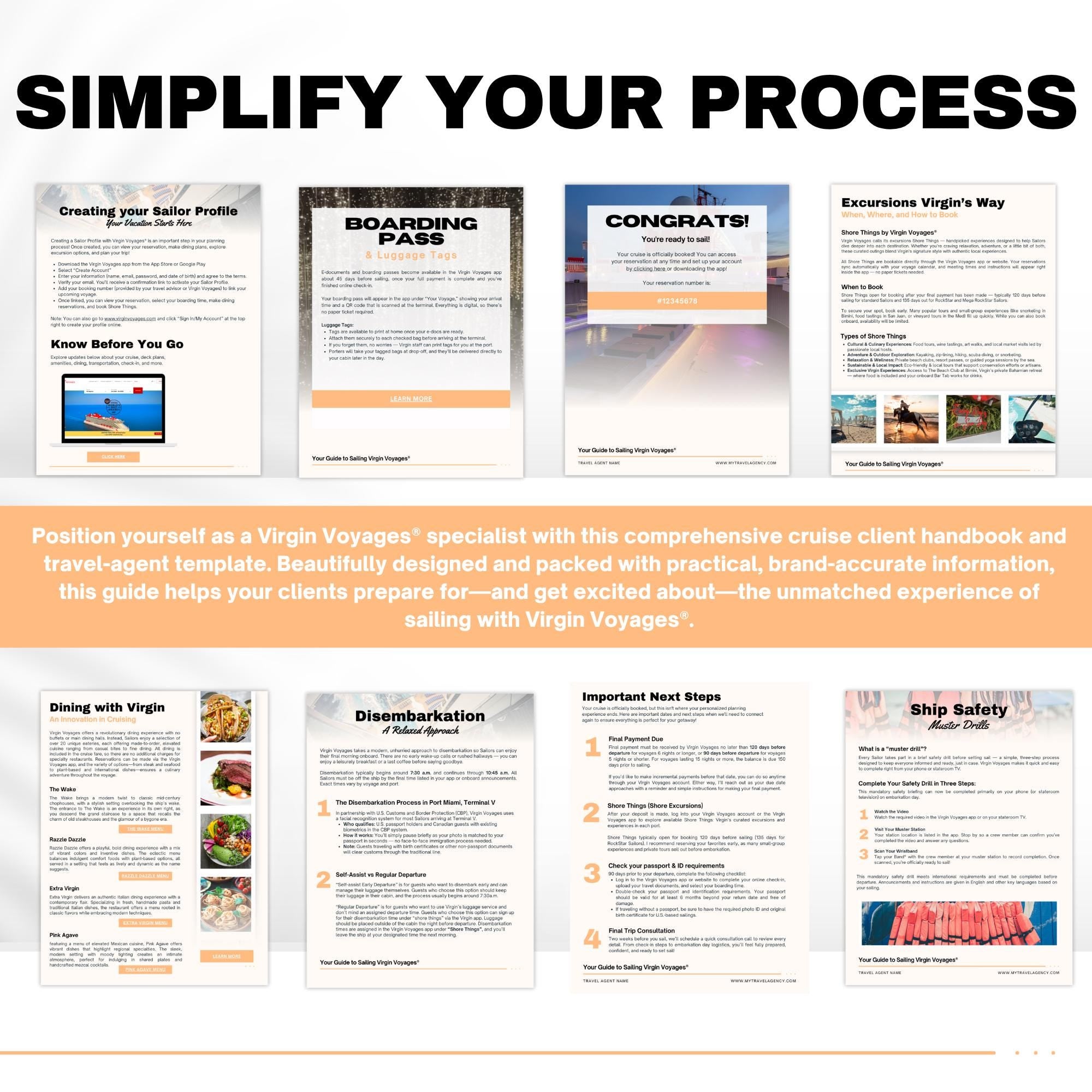 Virgin Voyages Travel Agent Handbook & Planning Template