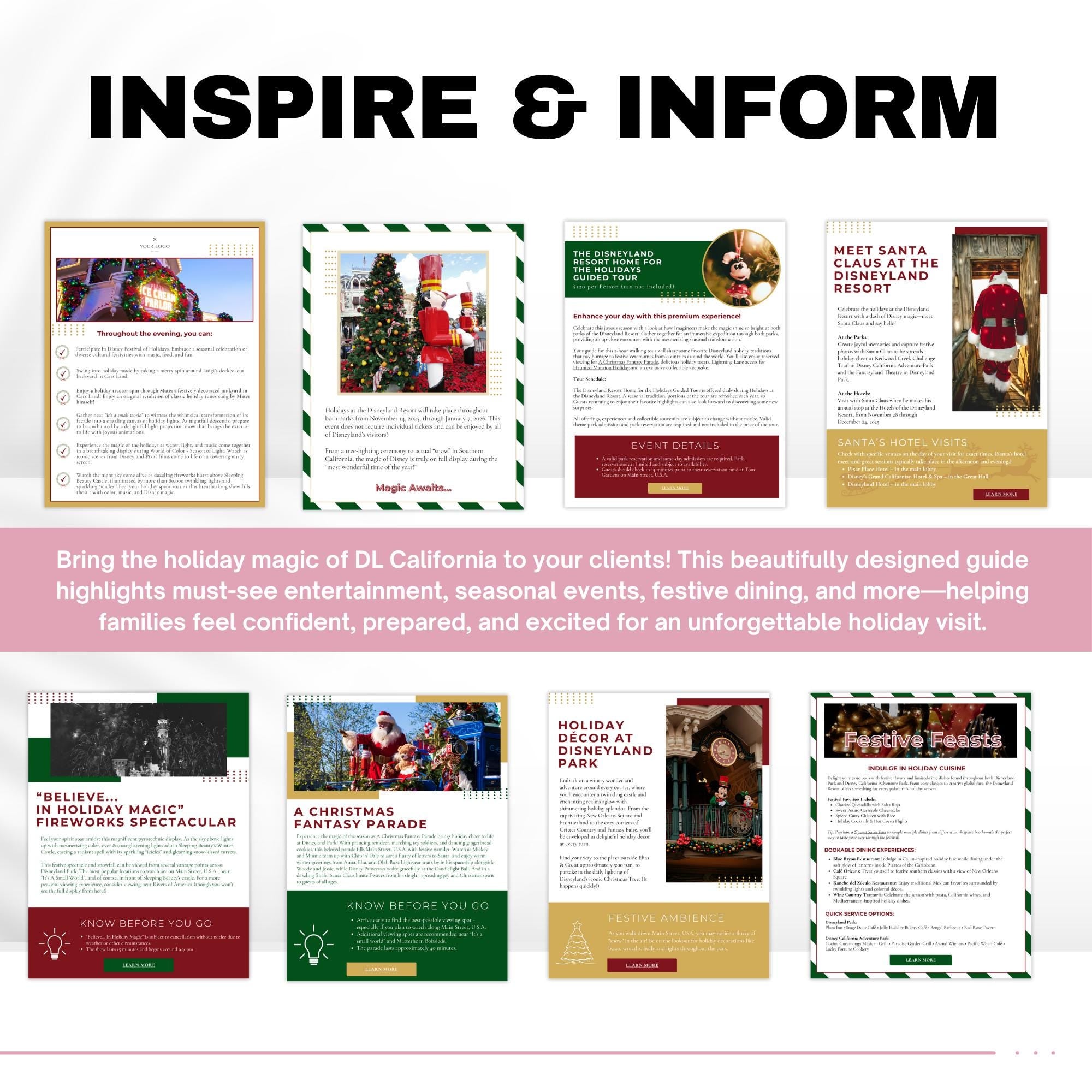 Disneyland Holiday Guide - Travel Agent Template