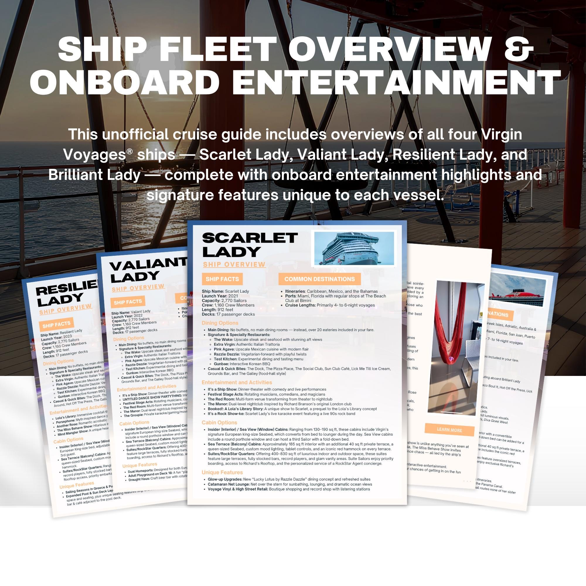 Virgin Voyages Travel Agent Handbook & Planning Template