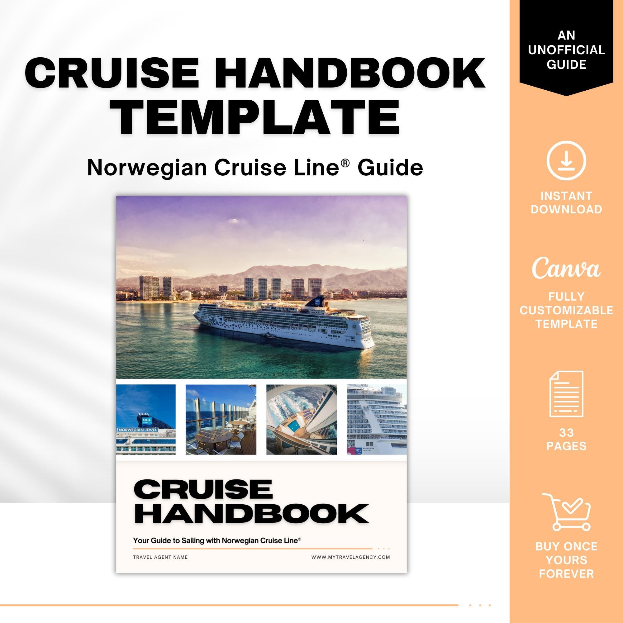 NCL Cruise Handbook Template | Easy Client Guide for Agents ...
