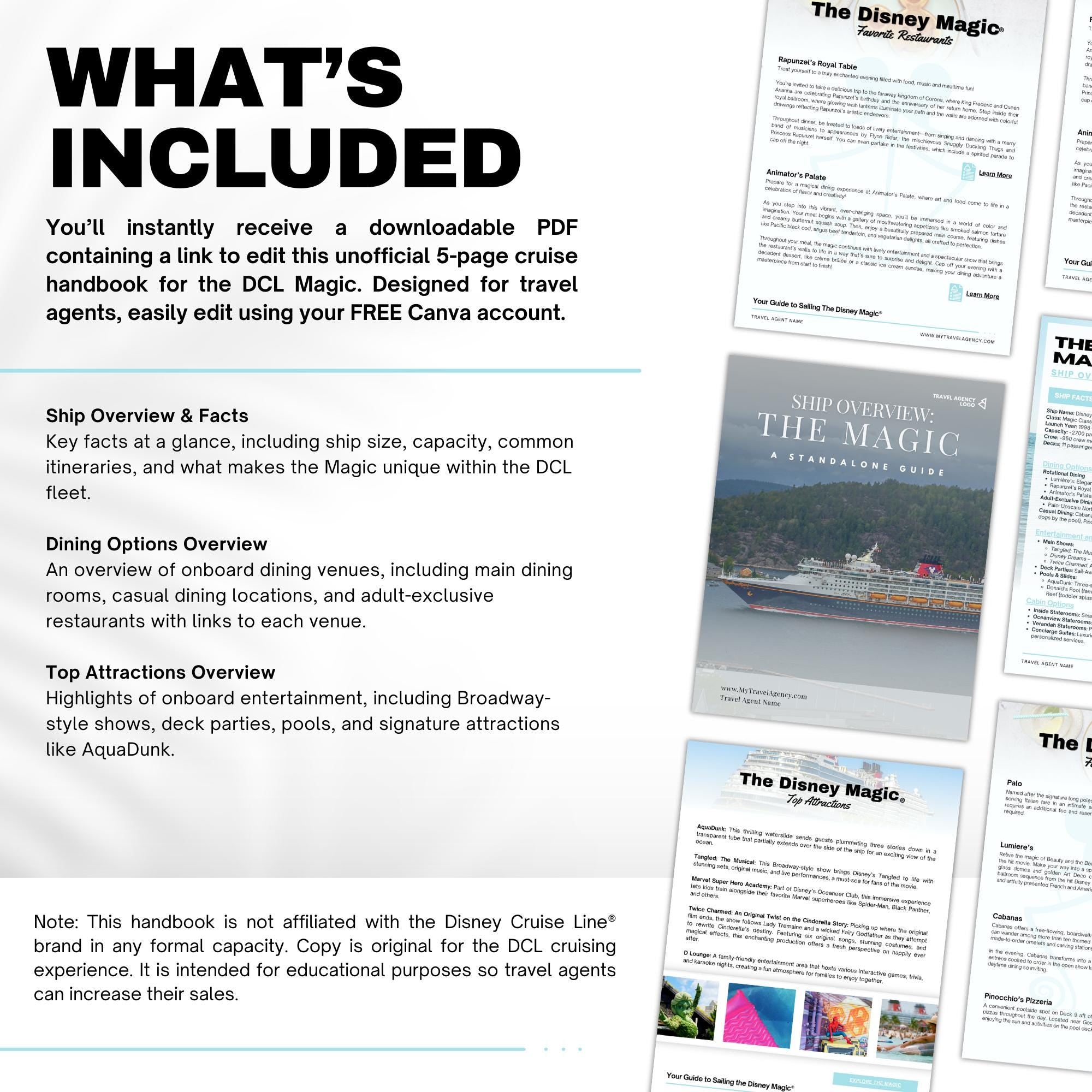 DCL Magic Ship Guide Template