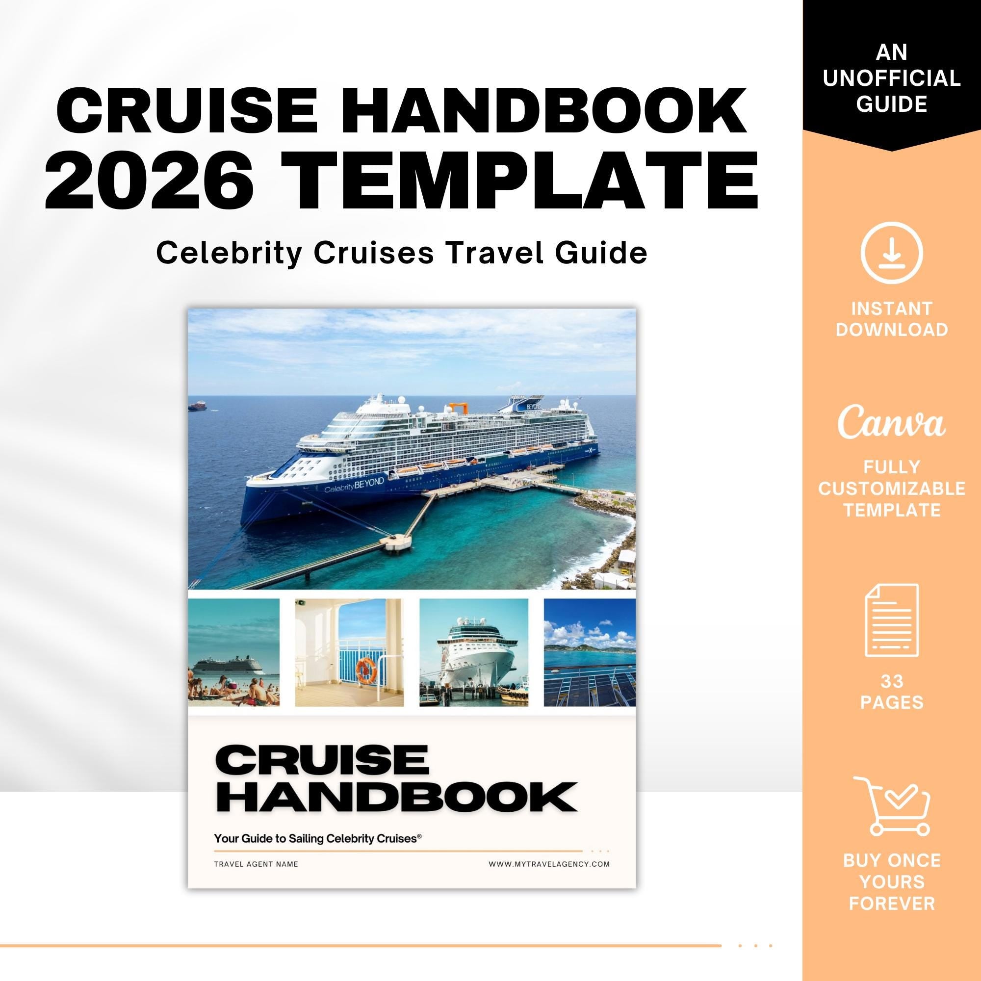 Celebrity Cruise Client Guide - 31-Page Travel Agent Template