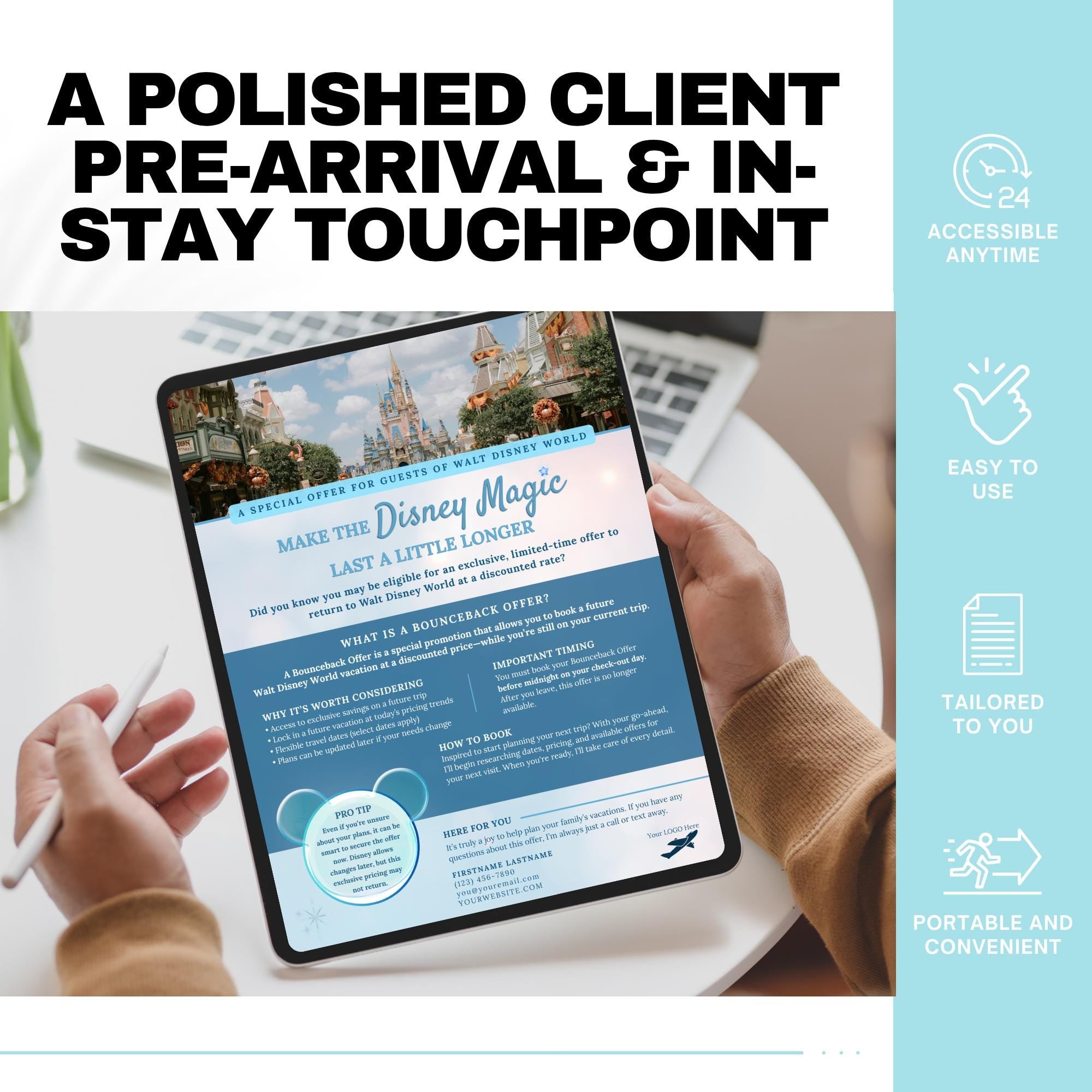 Bounceback Offer Promotional Flyer Template | Canva Editable Travel Agent Marketing Template