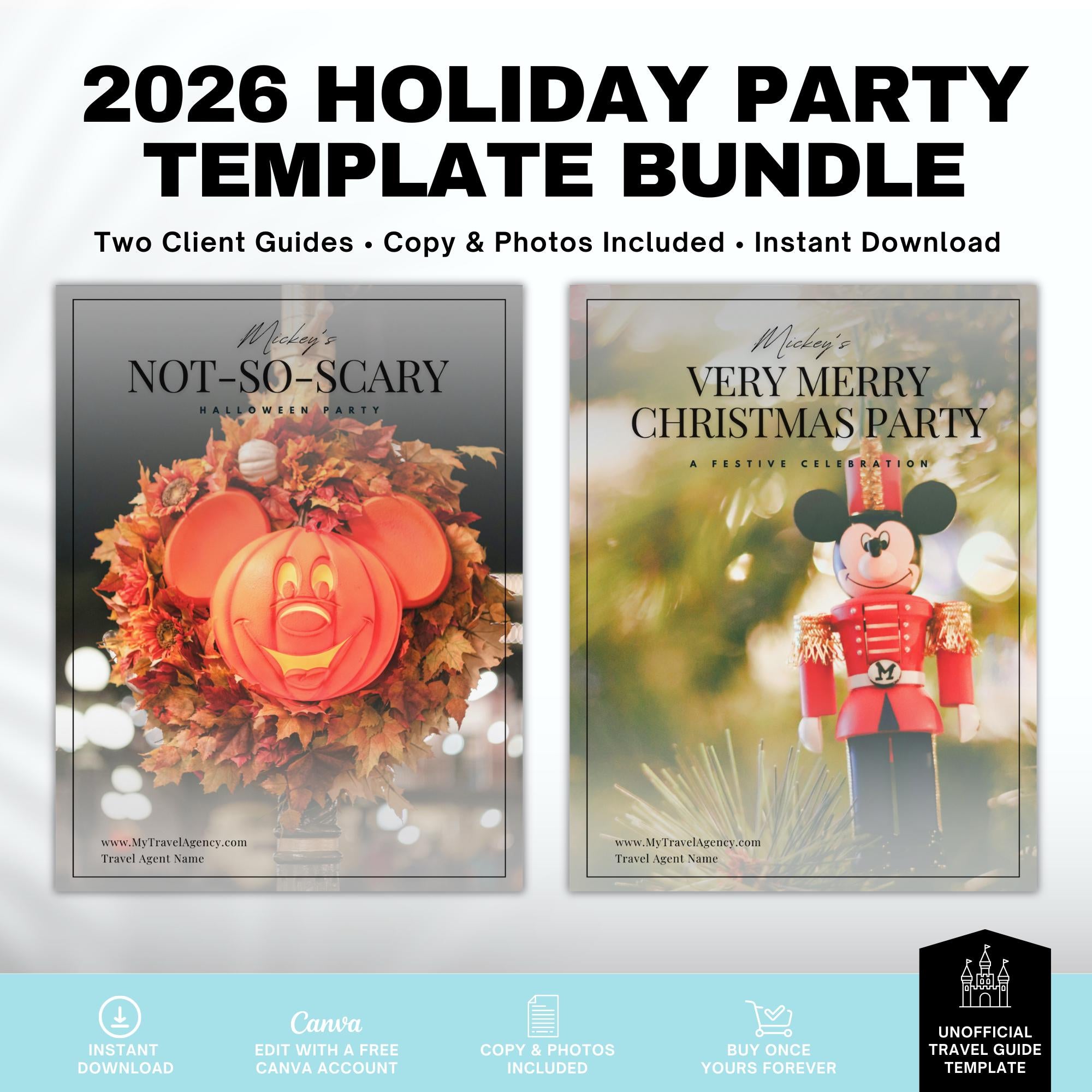 Disney World Holiday Party Guide Bundle - MNSSHP & MVMCP