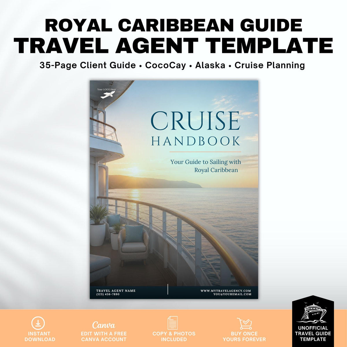 Royal Caribbean Cruise Planner - 35pg Travel Agent Guide