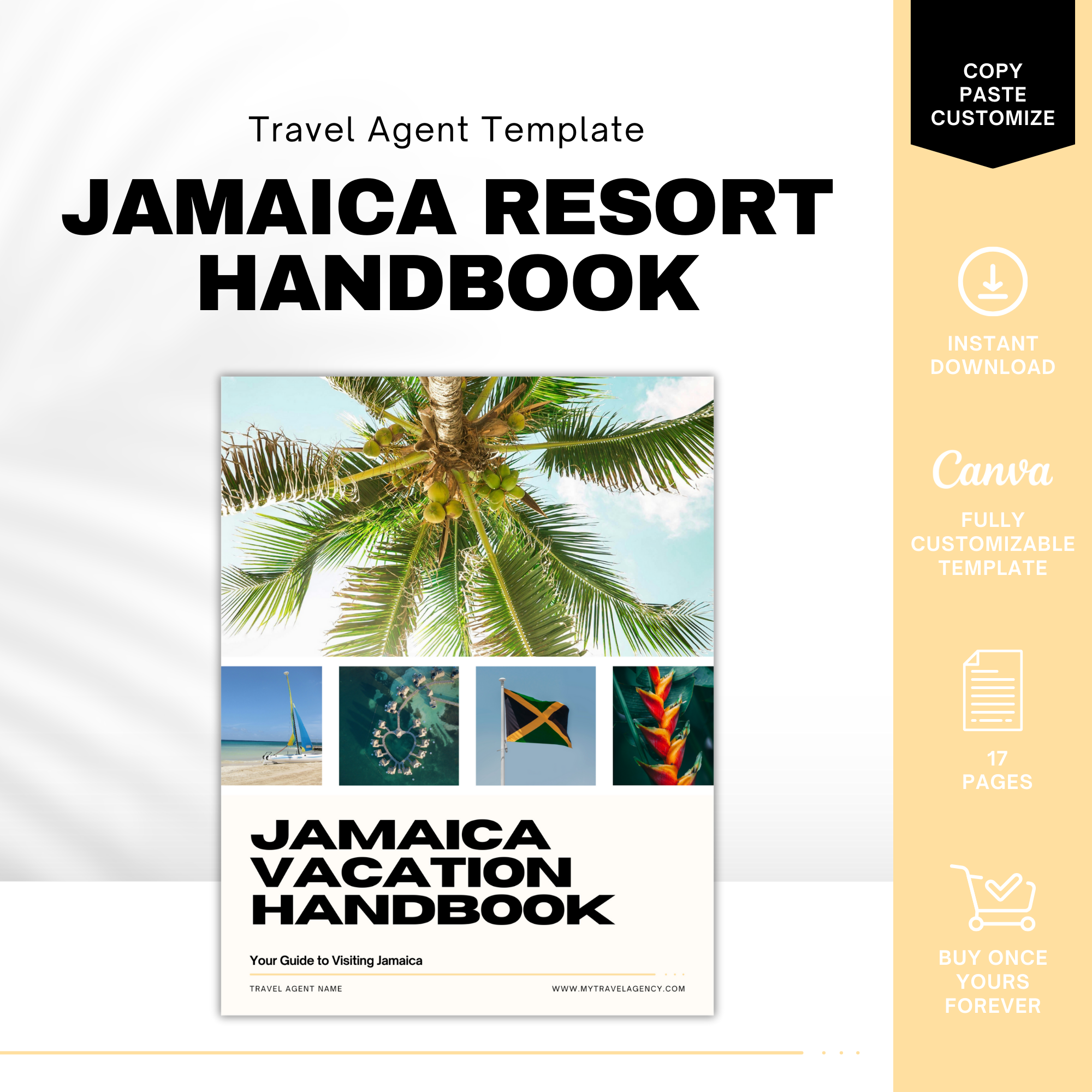 Jamaica Resort Guide Template for Travel Agents | Canva