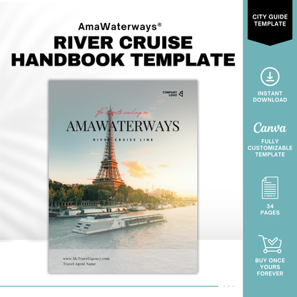 AmaWaterways River Cruise Client Guide Template | Digital