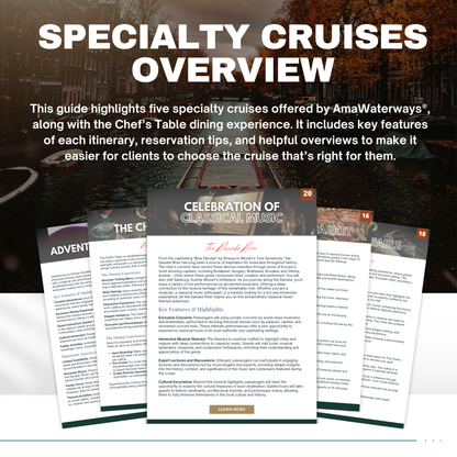 AmaWaterways River Cruise Client Guide Template | Digital