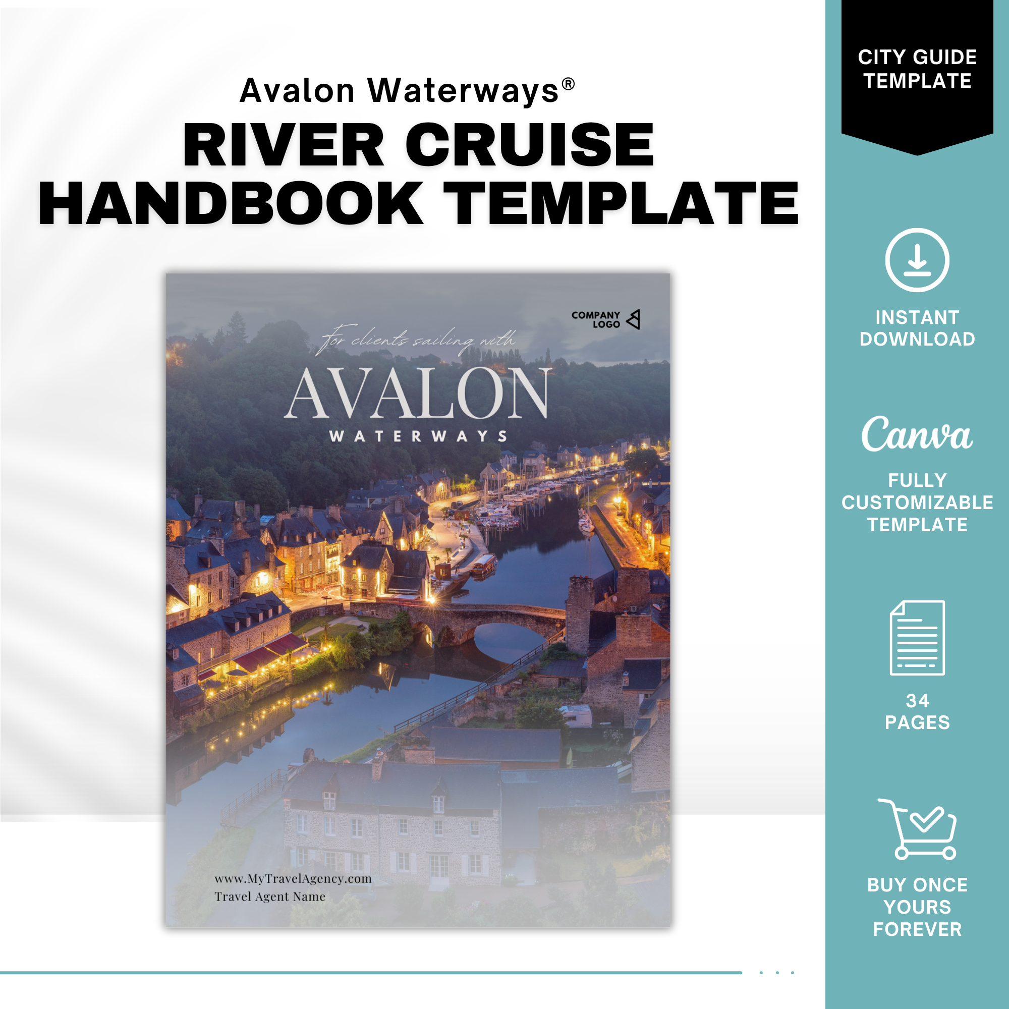 Avalon River Cruise Guide: 34-Page Travel Agent Template