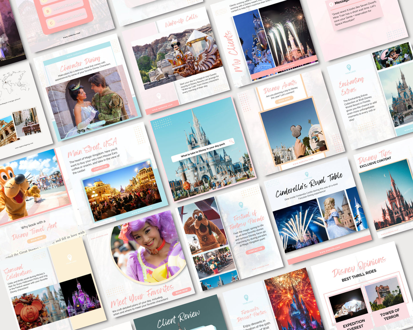 Travel Agent Social Media Posts, Travel Agent Stories, Travel Agent Template