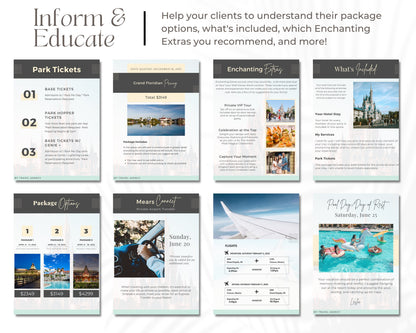 Travel Agent Proposal Template, Travel Agent Itinerary Template