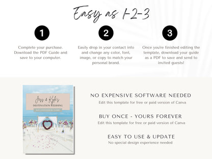 Destination Wedding Proposal Template, Destination Wedding Template