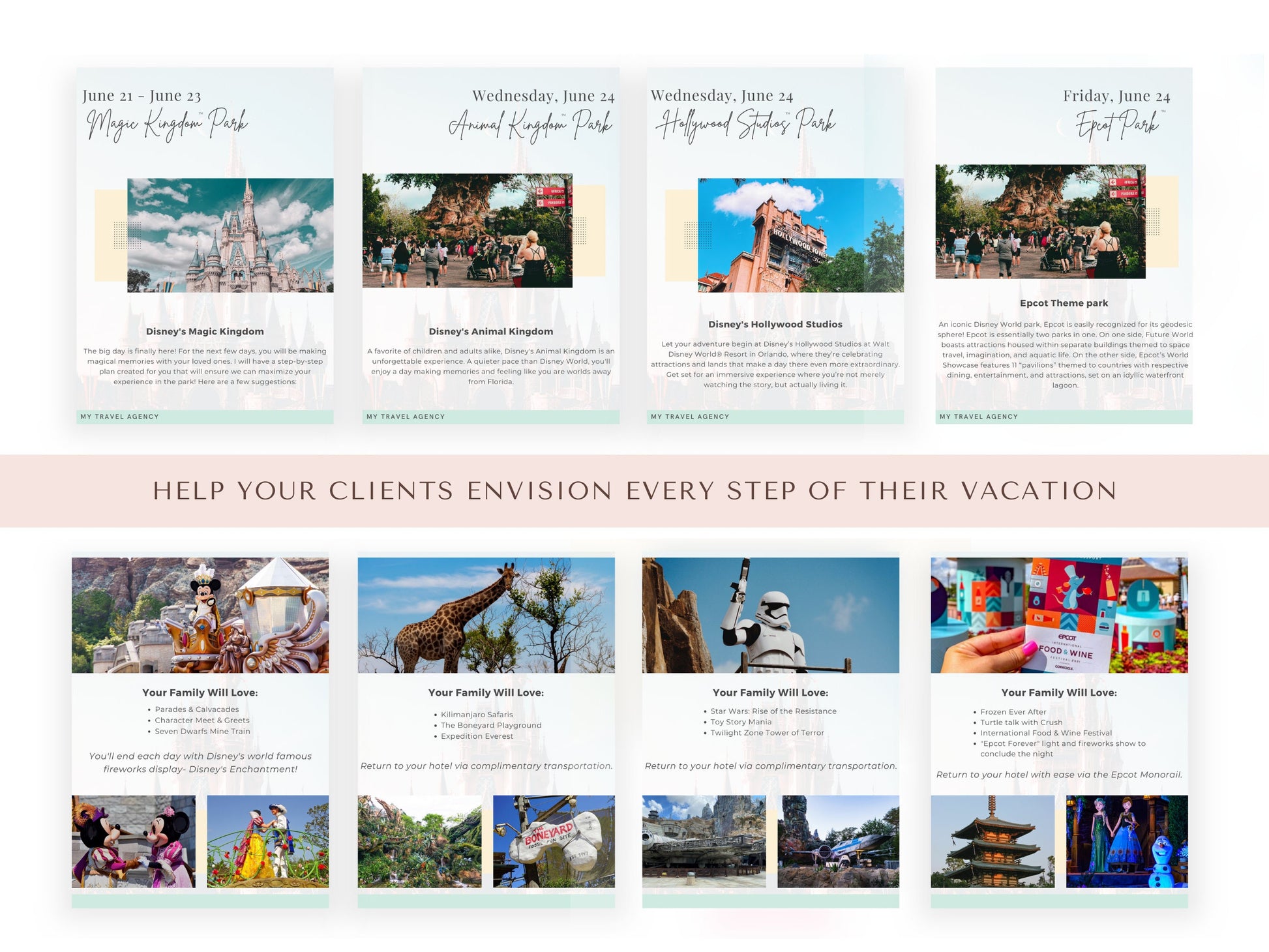 Travel Agent Proposal Template, Travel Agent Itinerary Template