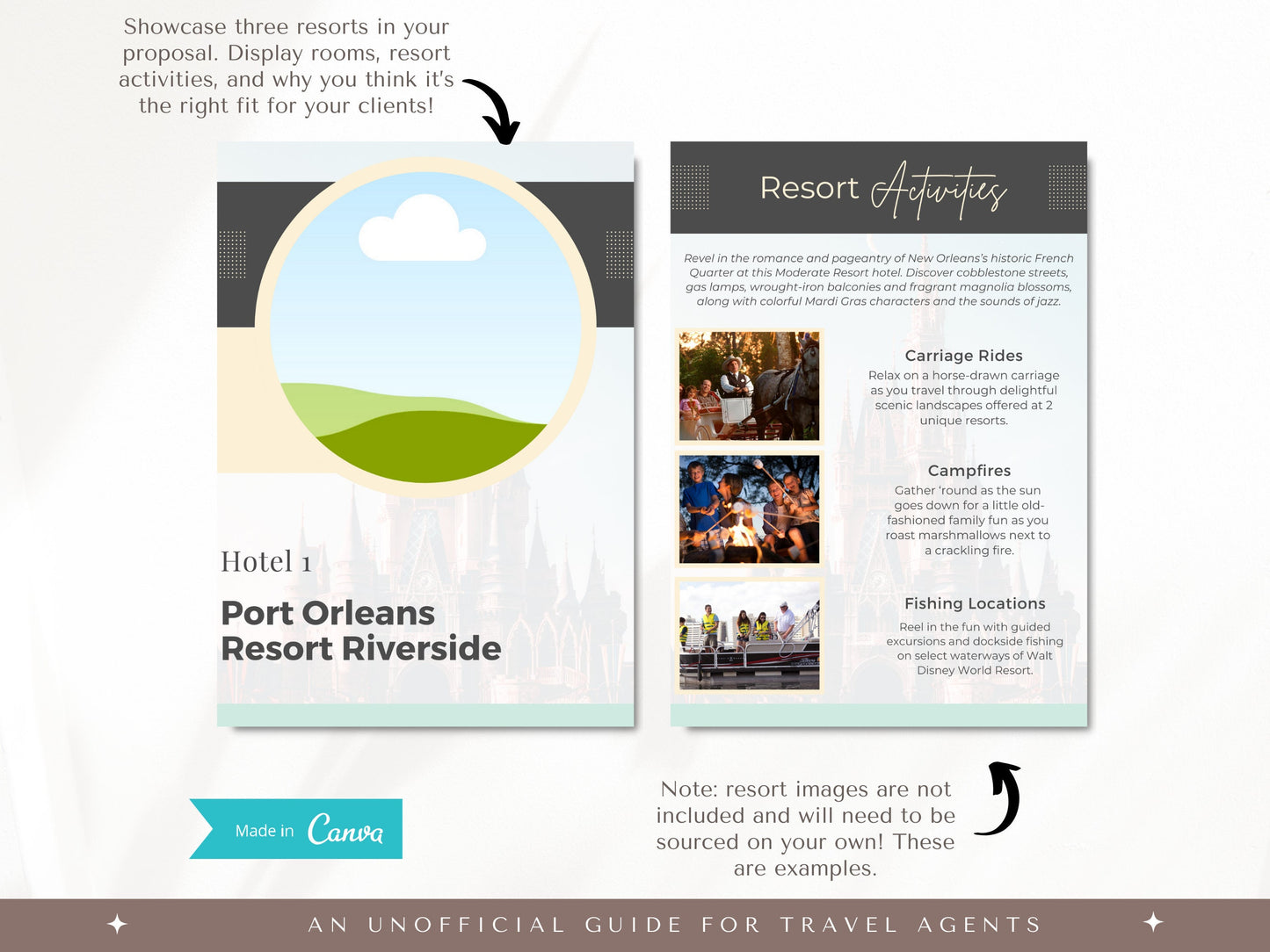 Travel Agent Proposal Template, Travel Agent Itinerary Template