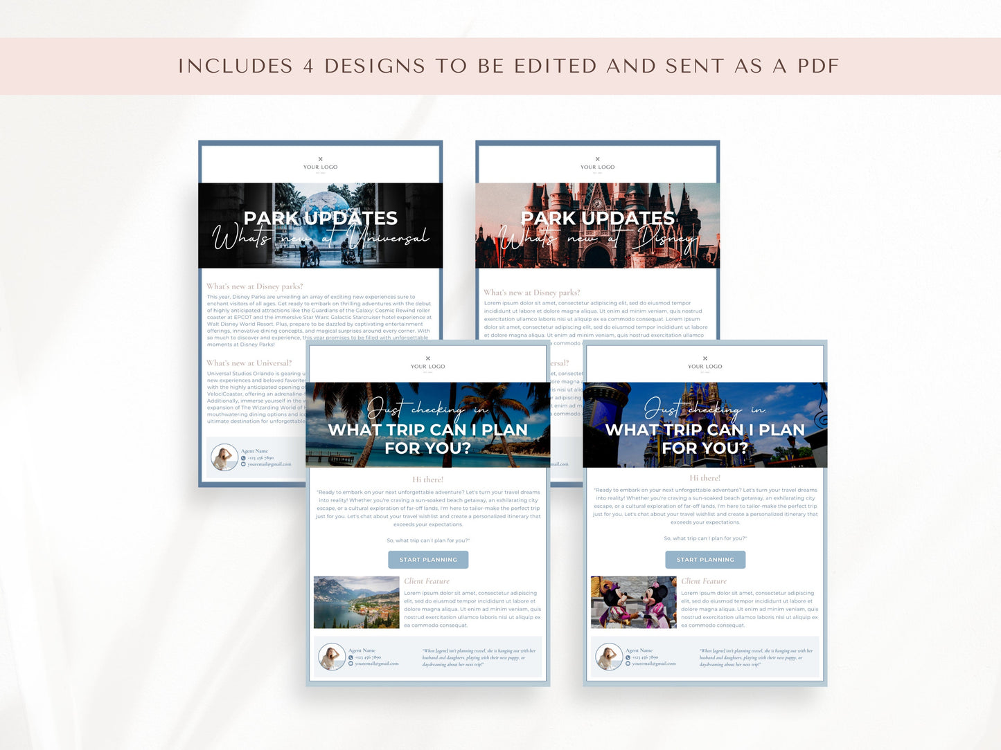 Travel Agent Newsletter Template, Travel Agent Template