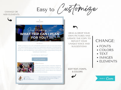 Travel Agent Newsletter Template, Travel Agent Template