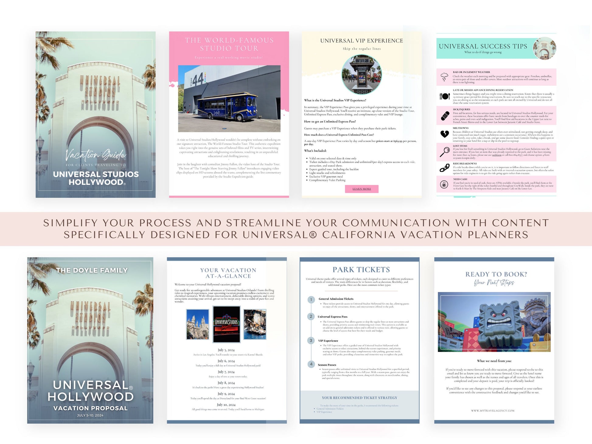 West Coast Theme Parks Template Bundle, Unofficial Theme Park Guides, Travel Agent Templates, Travel Agent Marketing