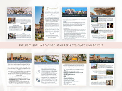 Seville City Guide, Travel Agent Template, Seville Travel Guide