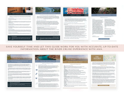 River Cruise Handbook, River Cruise Vacation Guide, Travel Agent Template