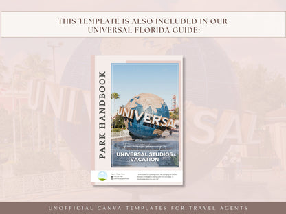 Universal Orlando New Attractions 2024 Update Template, Travel Agent Template