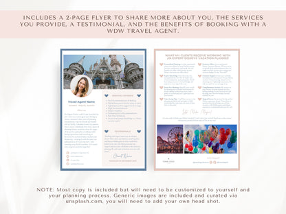 New WDW Travel Agent Flyer and Social Media Posts