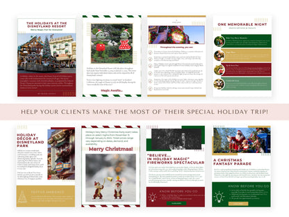 The Holidays at DL Guide 2024, Travel Agent Template