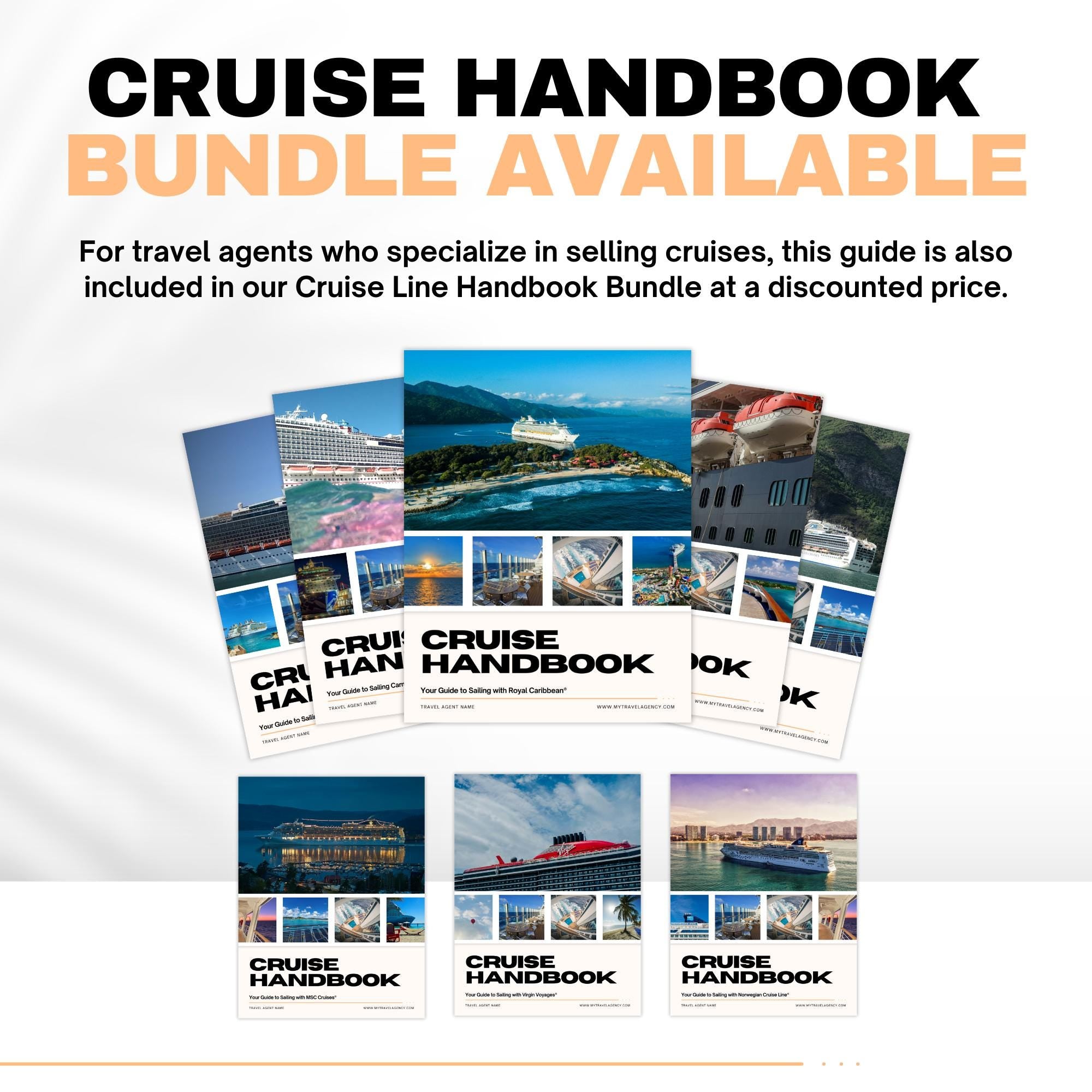 MSC Cruise Client Handbook - 25pg Travel Agent Template