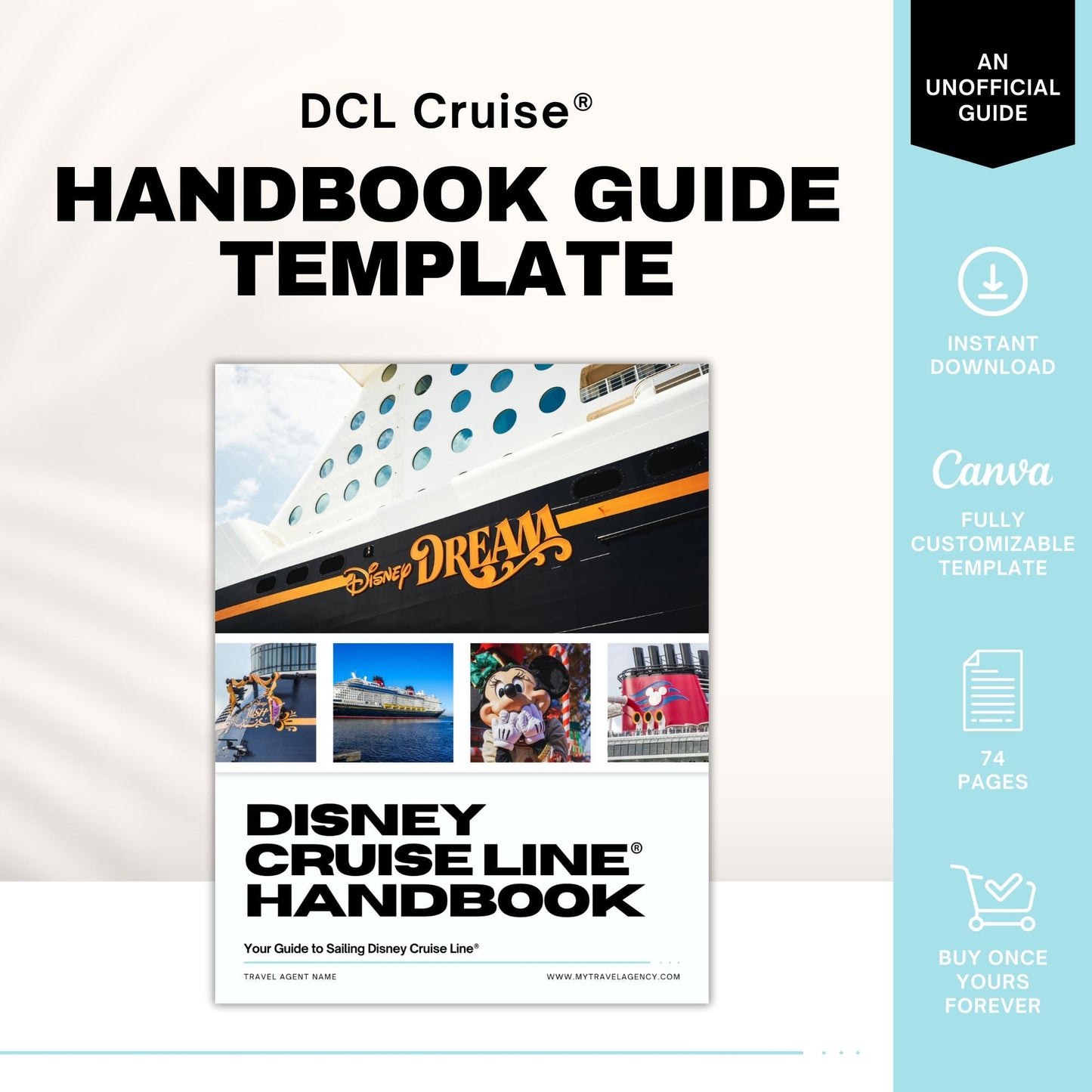 DCL Travel Agent Starter Kit, DCL Template