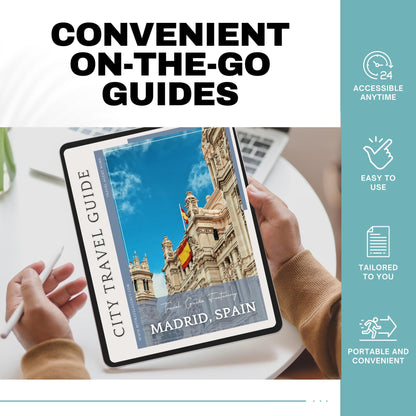 Madrid City Guide, Travel Agent Template, Madrid Travel Guide