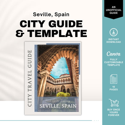 Seville City Guide, Travel Agent Template, Seville Travel Guide